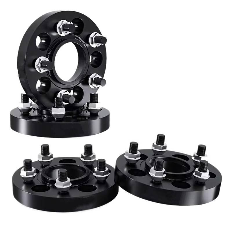 Rad Distanzscheiben Für Fisker Für Ocean 2/4 Stück 5x114,3 60,1 M14X1,5 Flansch Platte T6-7075 Rad Spacer Aluminium Legierung Nabe Verbreiterten Adapter Spürverbreiterungsatz(4Piece 25mm) von IUKMR