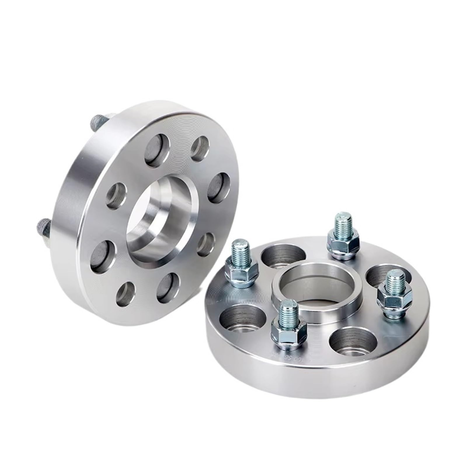 Rad Distanzscheiben Für Mini 2 Stück 20/25/30/35/50mm PCD 4x100 CB 56,1mm Rad Spacer Adapter Für 4 Lug Spürverbreiterungsatz(2Piece 25mm Silver) von IUKMR