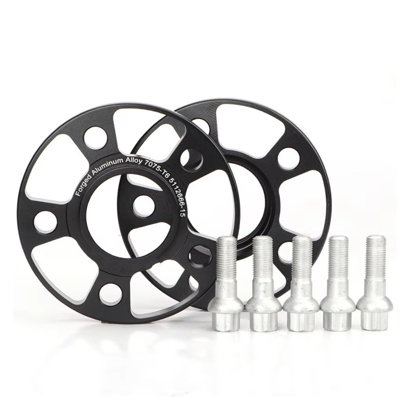 Rad Distanzscheiben Für VW Für Octavia Für Magotan 2 Stück 15/20mm 7075 Aluminium Geschmiedete Spurverbreiterungen Adapter PCD 5x100/5x112 CB = 57,1mm ID = OD Spürverbreiterungsatz(2Piece 12mm) von IUKMR