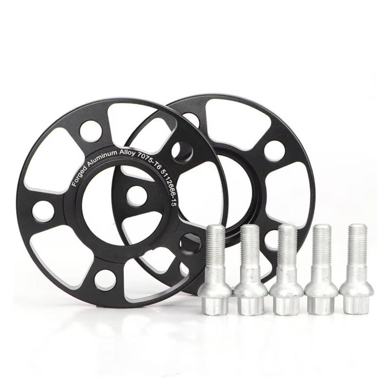 Rad Distanzscheiben Für VW Für Octavia Für Magotan 2 Stück 15/20mm 7075 Aluminium Geschmiedete Spurverbreiterungen Adapter PCD 5x100/5x112 CB = 57,1mm ID = OD Spürverbreiterungsatz(2Piece 20mm No bolt von IUKMR