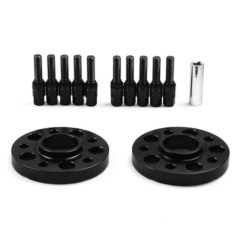 Rad Distanzscheiben Für X5 G05 Für X7 G07 2018 Für Mini 20mm 66,6mm 5x112mm Hub Zentrische Bohrung Spurverbreiterungen M14x1,25 Konische Schrauben W/Kugel Schrauben Spürverbreiterungsatz(Black bolts) von IUKMR