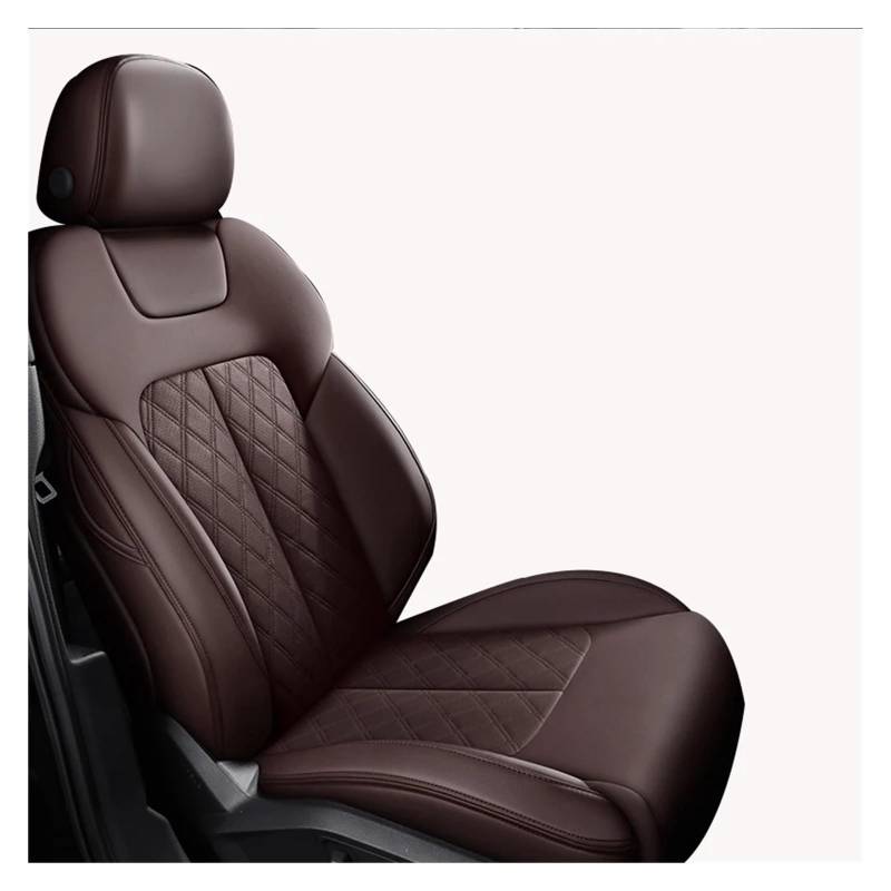 Sitzbezüge Auto Für Hyundai Für I30 Für Ix35 Für Kona Für I40 Für Tucson Für Accent Für Solaris Für Sonata Für Lafesta Autositzbezug Sitzbezüge Auto Set(1Piece-Coffee) von IUKMR