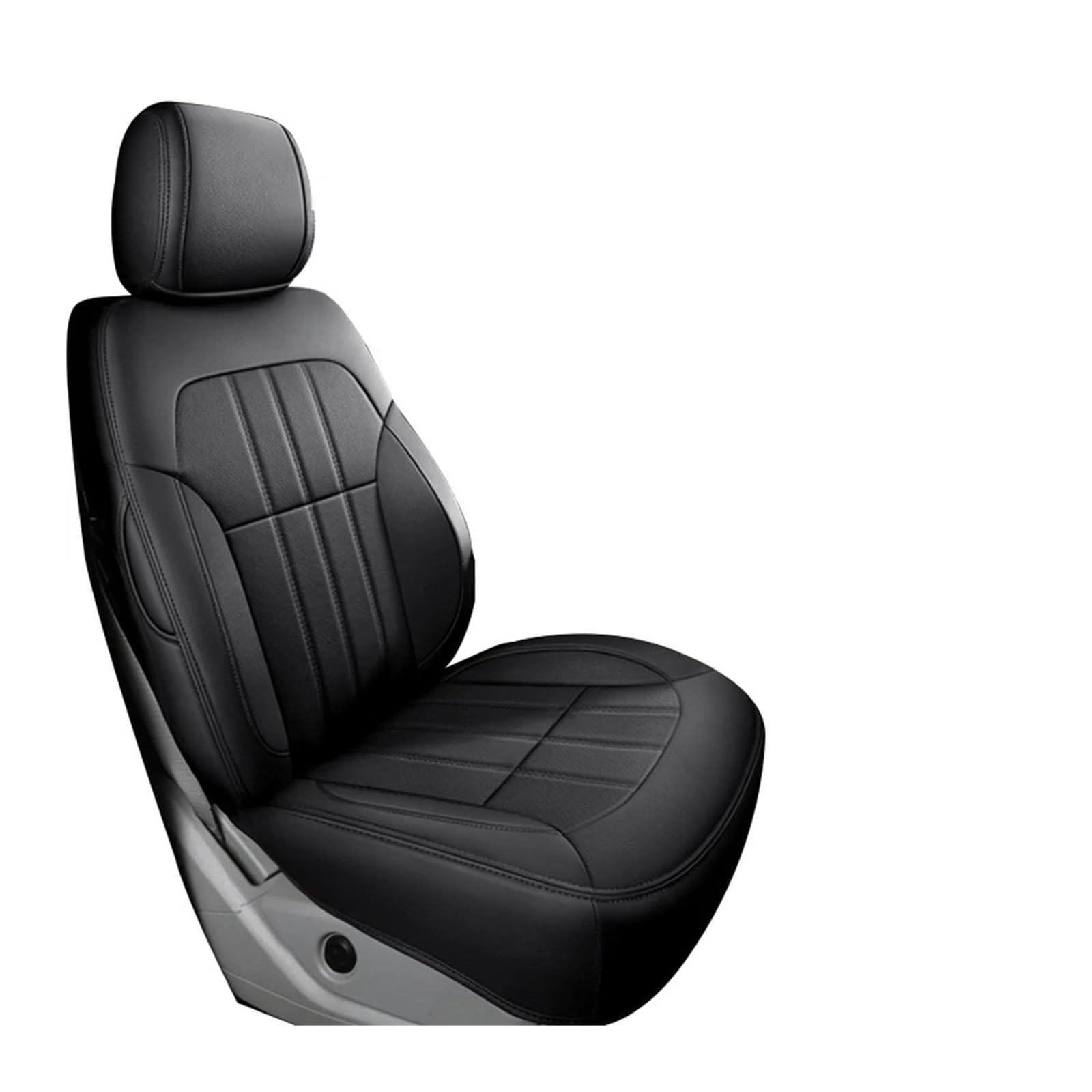 Sitzbezüge Auto Für Hyundai Für Tucson Für Kona Für Ix35 Für I40 Für Solaris Für Creta Für I30 Für Elantra Auto Sitzbezüge Sitzbezüge Auto Set(1Piece-Black) von IUKMR