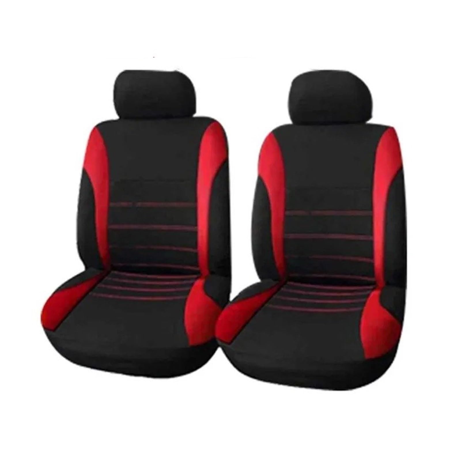 Sitzbezüge Auto Für Sitz Für Ateca Für Arona Für Ibiza Für Leon Für Toledo Für Leon ST Für Cupra Autositzbezüge Sitzbezüge Auto Set(ZT05-2Seats-red) von IUKMR