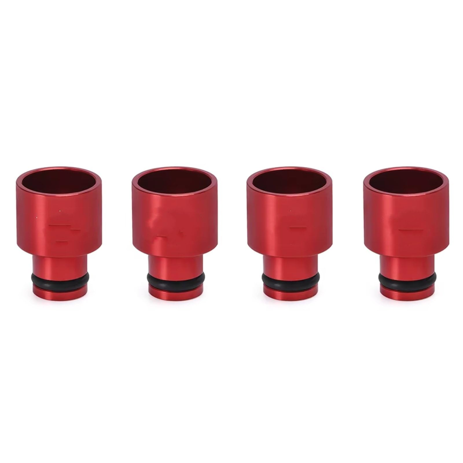 Auto Einspritzventil Für Hats Adapter RDX Injektoren zu B16 B18 D16Z D16Y VR-FIA01 VR - 4 Stück Racing PQY Einspritzdüsen Top Einspritzventil(Red) von IUKMRT