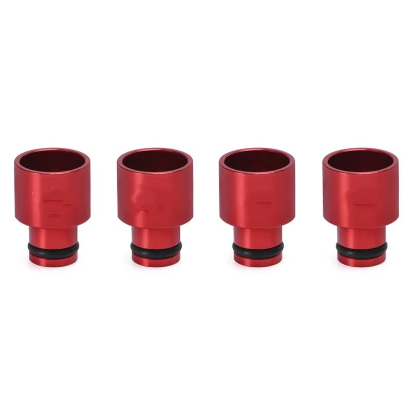 Auto Einspritzventil Für Hats Adapter RDX Injektoren zu B16 B18 D16Z D16Y VR-FIA01 VR - 4 Stück Racing PQY Einspritzdüsen Top Einspritzventil(Red) von IUKMRT