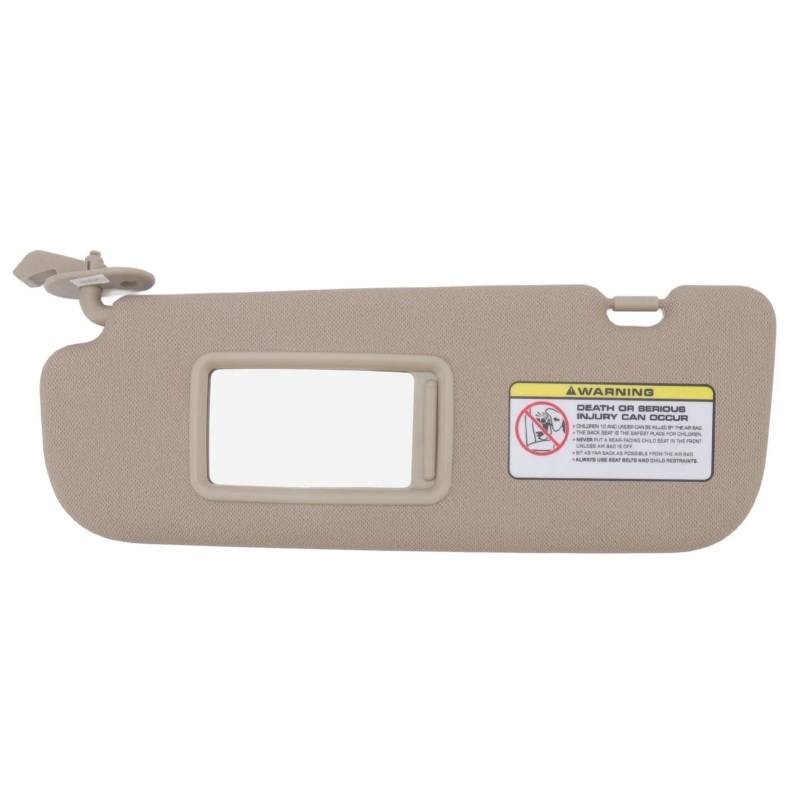 Fahrerseite Sonnenblende Für Hyundai Für Elantra 2011 2012 2013 2014 2015 Auto Sonnenblen Panel 852103X000 TX Beige Innen Sonnenschirm Sonnenschutz Ersatz Auto Blendschutz(Beige Left) von IUKMRT