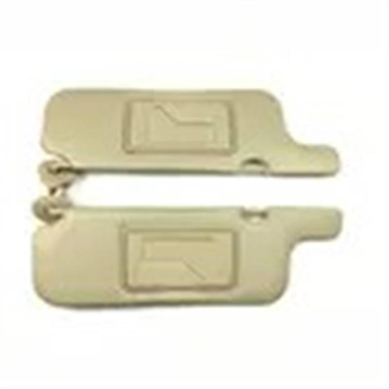 Fahrerseite Sonnenblende Für Toyota Für Corolla 2003-2012 Beige Innere Sonnenblende Sonnenschutz Frontscheibe Sonnenblende Antiblende Sonnenschutzdach Mit Spiegel Kit Auto Blendschutz(1 Left and right von IUKMRT