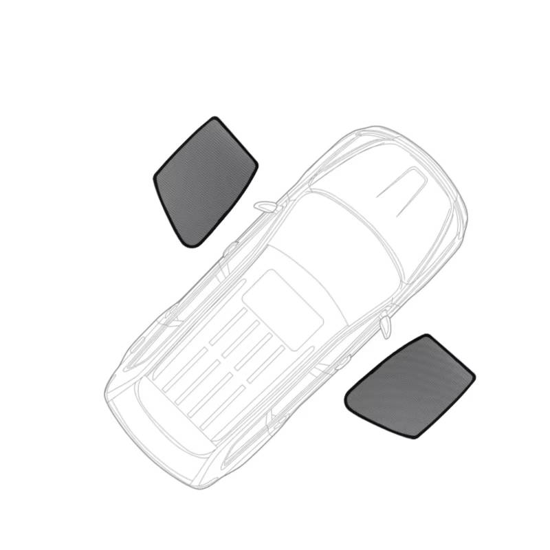 Frontscheibenabdeckung Für Lexus Für NX 350H Frontscheibenrahmen Vorhang Magnetischer Auto-Sonnenschutzschild Sonnenschutz Für Die Rückseite Seitenfensters Sonnenschutz Frontscheiben(2 x Front Windows von IUKMRT