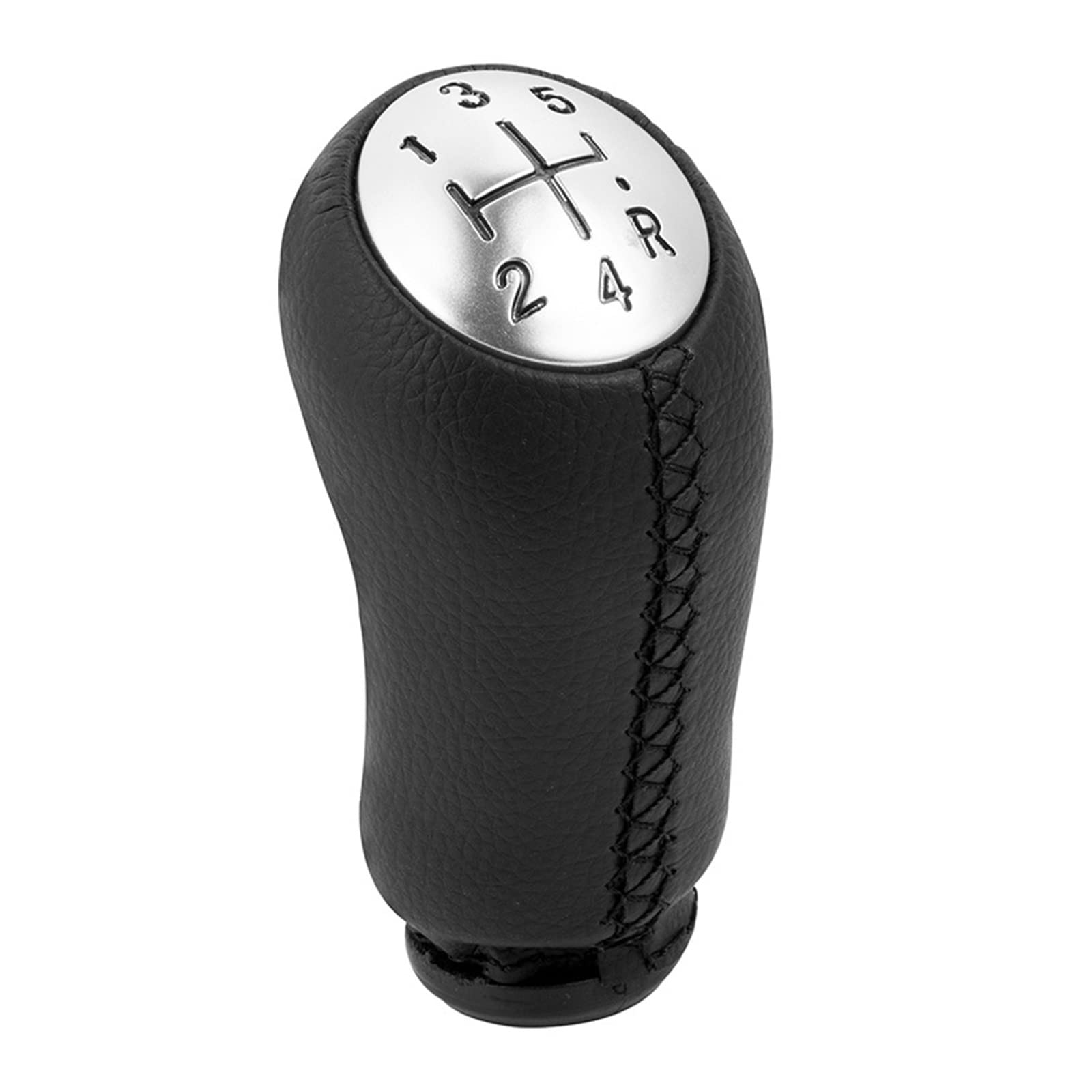 Gear Stick Schaltknauf 17mm Für CLIO MK3 3 III Für MEGANE MK2 Für SCENIC MK2 5 Geschwindigkeit Schaltknauf Stick Kopf Auto Getriebe Shift Hebel Griff Auto Schalthebel(Matte-Black) von IUKMRT