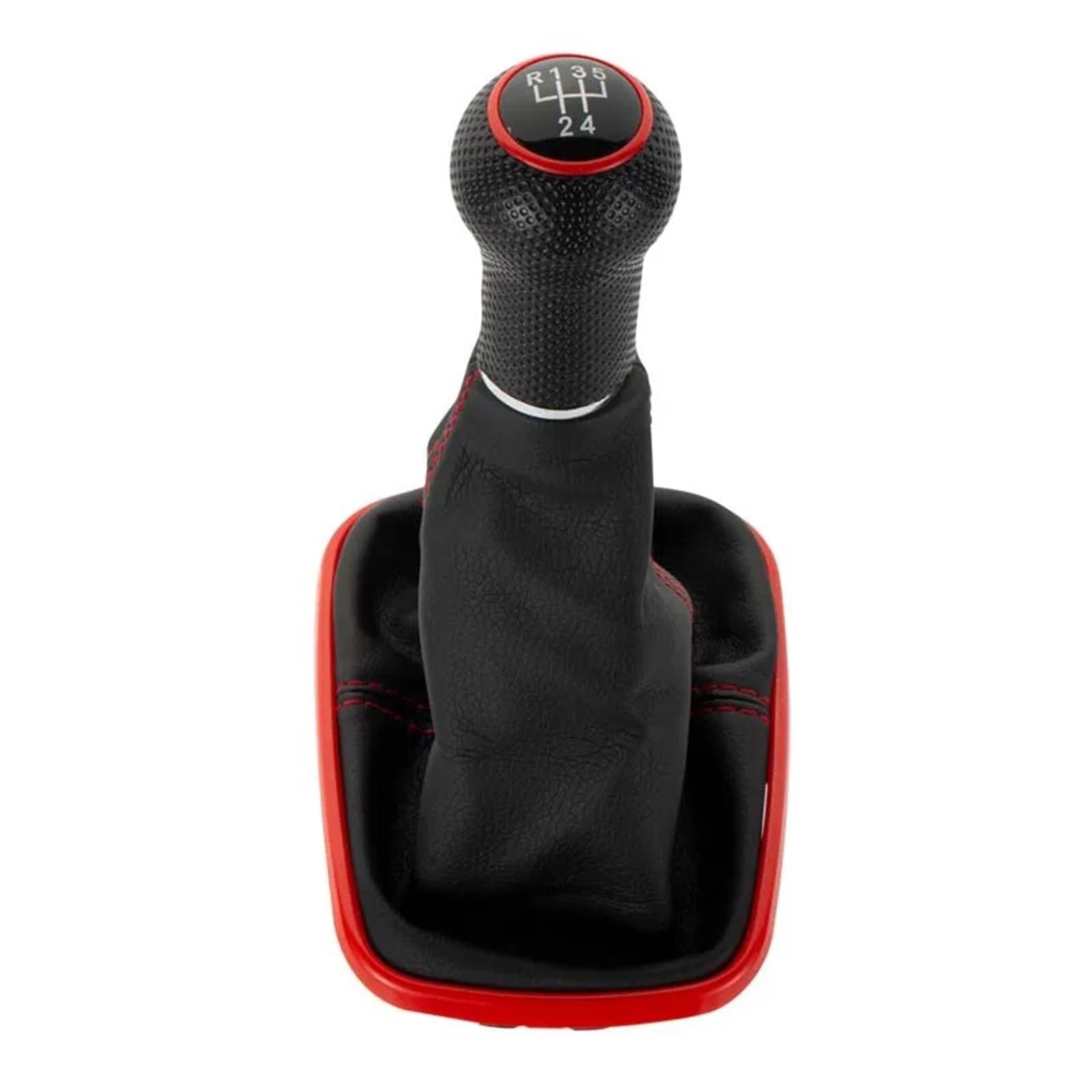 Gear Stick Schaltknauf 5/6 Geschwindigkeit 12mm Für VW Für Golf Für Bora Für Jetta Für GTi MK4 Schaltknauf Hebel Shifter Gamasche Boot Auto Schalthebel(D 5 Speed 12MM) von IUKMRT