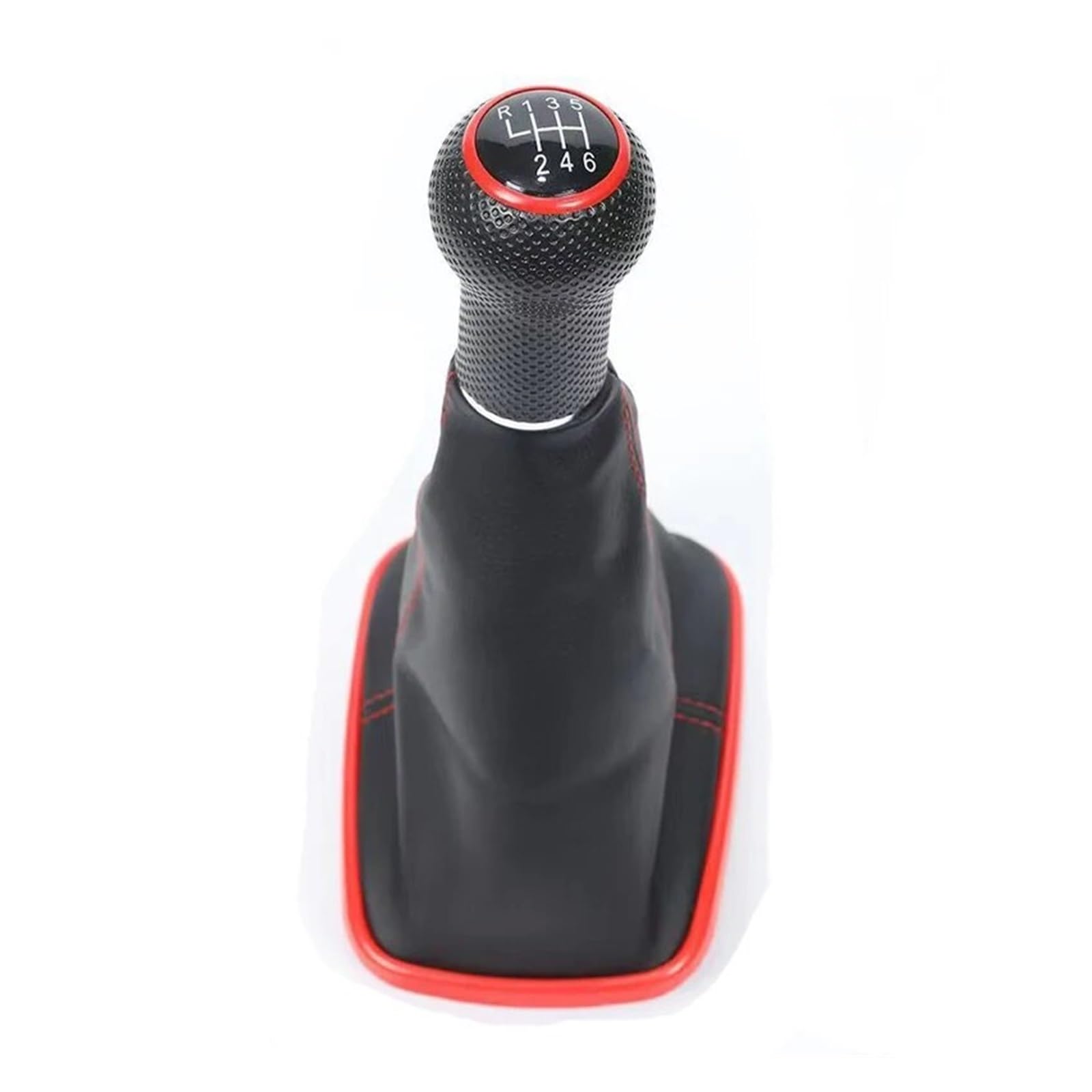 Gear Stick Schaltknauf 5/6 Geschwindigkeit 12mm Für VW Für Golf Für Bora Für Jetta Für GTi MK4 Schaltknauf Hebel Shifter Gamasche Boot Auto Schalthebel(D 6 Speed 12MM) von IUKMRT