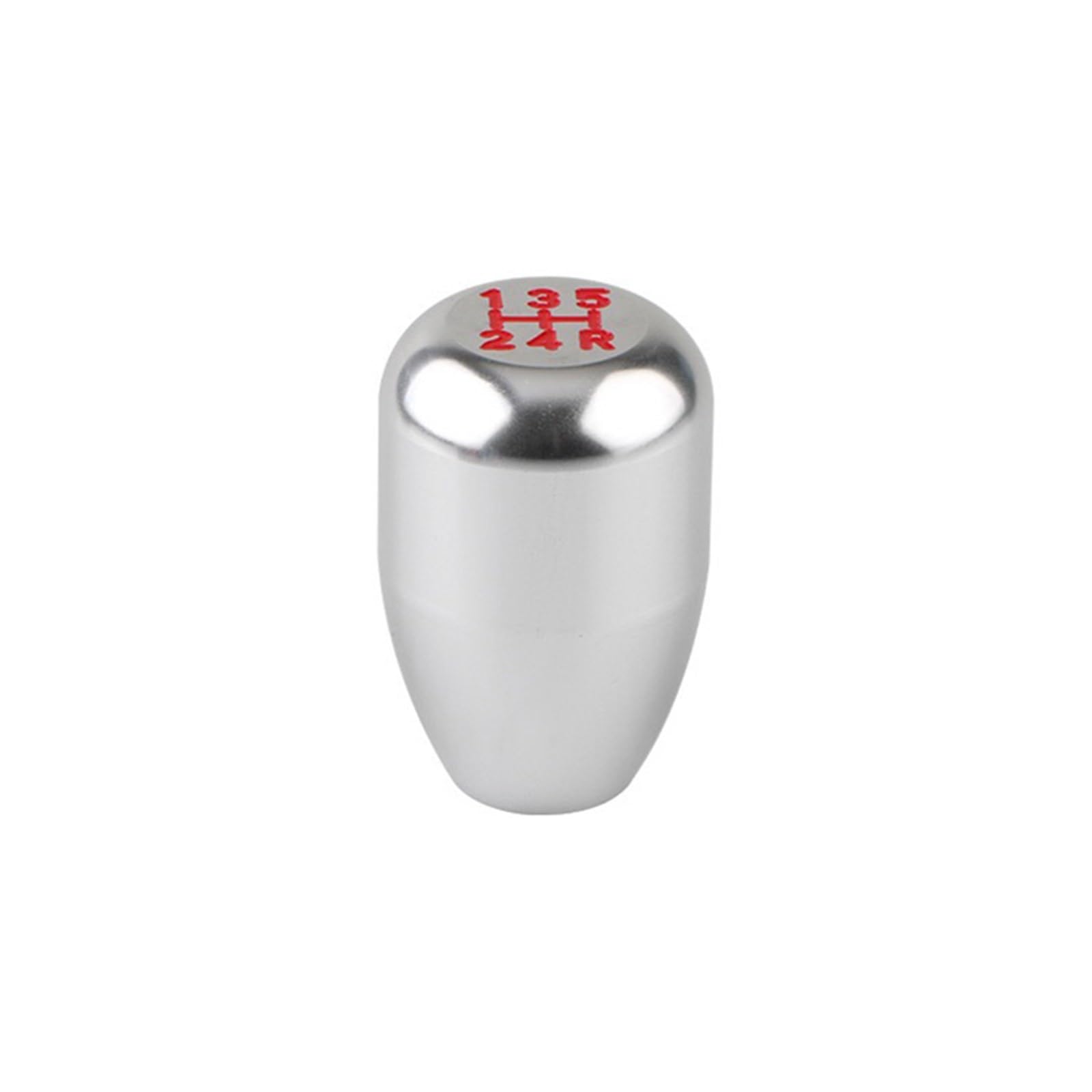 Gear Stick Schaltknauf 5 Geschwindigkeit Aluminium Auto Getriebe Shifter Knob Manuelle Übertragung Schaltknauf Schalthebel Automatische Auto Schalthebel(Silber) von IUKMRT