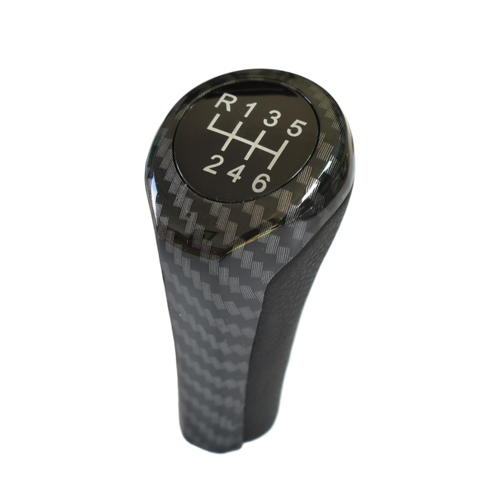 Gear Stick Schaltknauf Für 1 3 5 6 Serie E30 E32 E34 E36 E38 E39 E46 E53 E60 E63 E83 E84 E90 E91 E92 Auto 5/6 Geschwindigkeitsgetriebe Schaltknauf Auto Schalthebel(Carbon-6) von IUKMRT