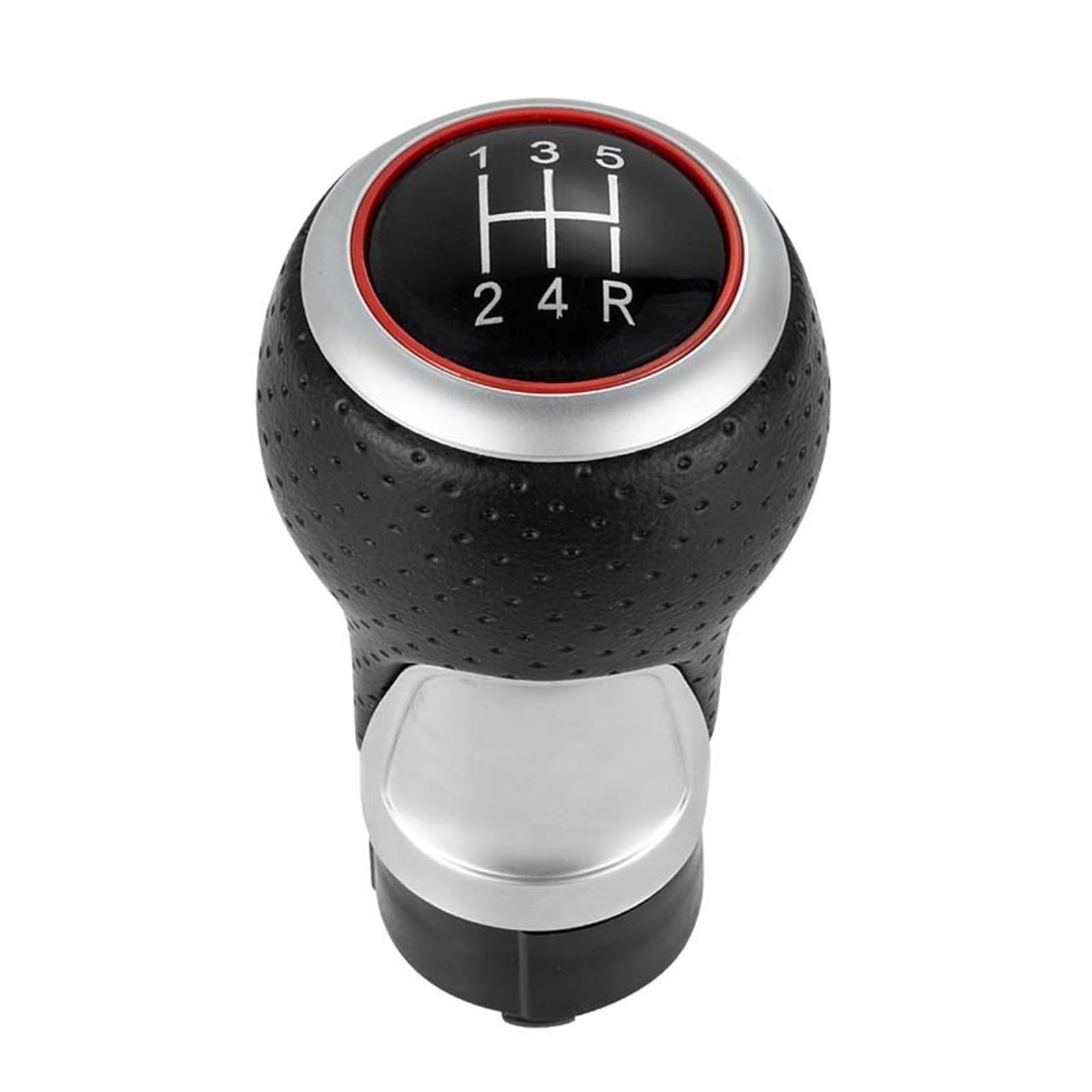 Gear Stick Schaltknauf Für A3 S3 8p 2003-2013 A4 S4 Q5 Für S-Line 2007-2015 Lederschalthebel Auto Schaltknauf 12mm Auto Schalthebel(C 5 Speed-13524R) von IUKMRT