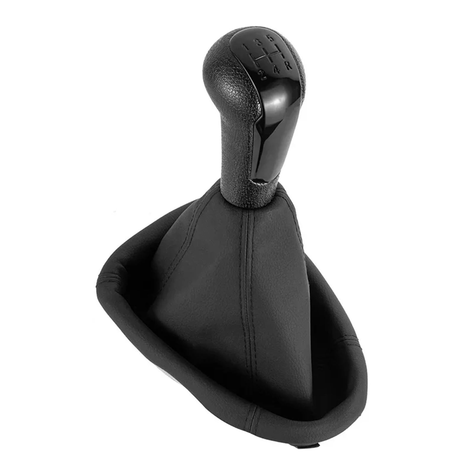 Gear Stick Schaltknauf Für Chevrolet Für Spark M300 2011 2012 2013 2014 2015 5-Gang-Schaltgetriebe Schaltknauf Mit Kofferraumschalthebel Auto Schalthebel(Schwarz) von IUKMRT