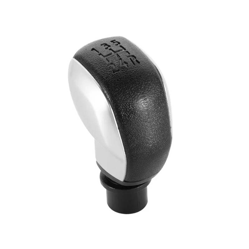 Gear Stick Schaltknauf Für Citroen C2 C3 C4 Für C-Elysee Manuelle Auto 5 Geschwindigkeit Getriebe Stick Schalthebel Kopf Ball Auto Schalthebel(Matte Silver) von IUKMRT