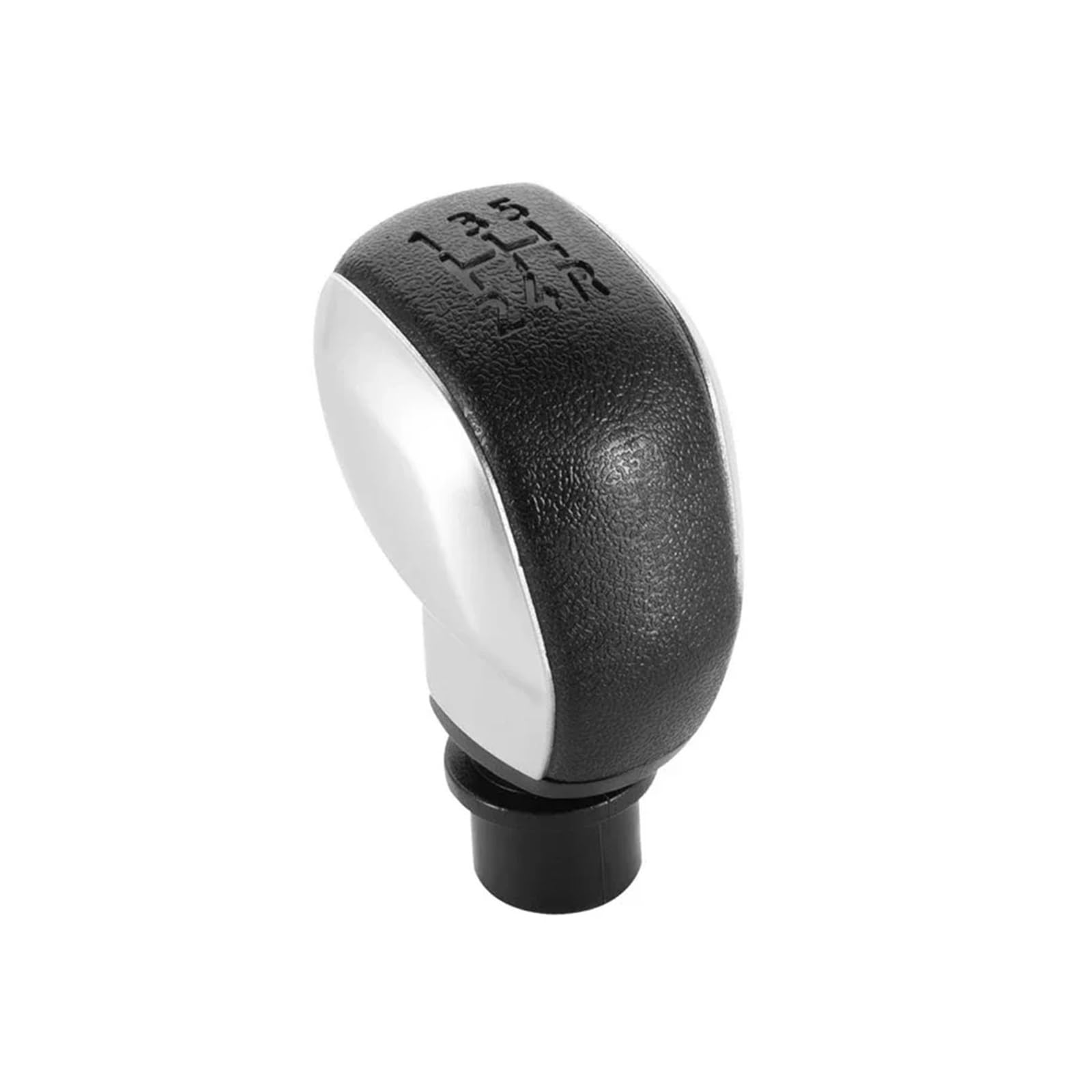 Gear Stick Schaltknauf Für Citroen C3 C4 C5 Für XSARA Für C-Quatre Für C-Triomphe C2 Für Elysee 5-Gang-Auto-Schaltknauf MT Handball Auto Schalthebel(Matte Silver) von IUKMRT