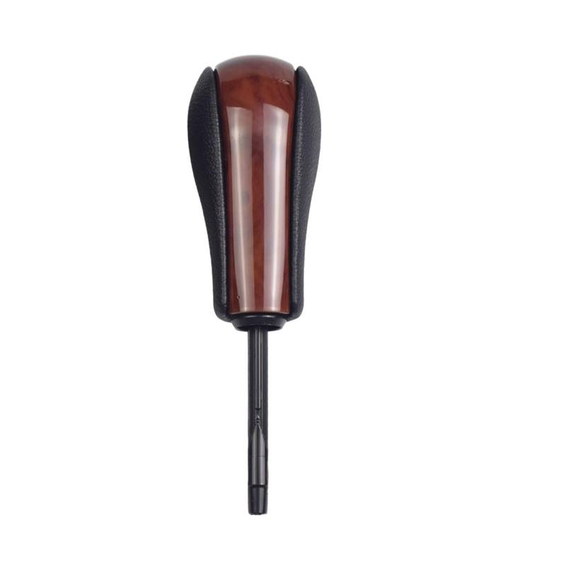 Gear Stick Schaltknauf Für E81 E82 E87 E90 E91 E92 E93 E36 E38 E39 E46 Z4 Z3 E53 E60 X5 X3 Automatischer Auto-Gang-Shift-Schalthebelknopf Auto Schalthebel(Wood-Short) von IUKMRT