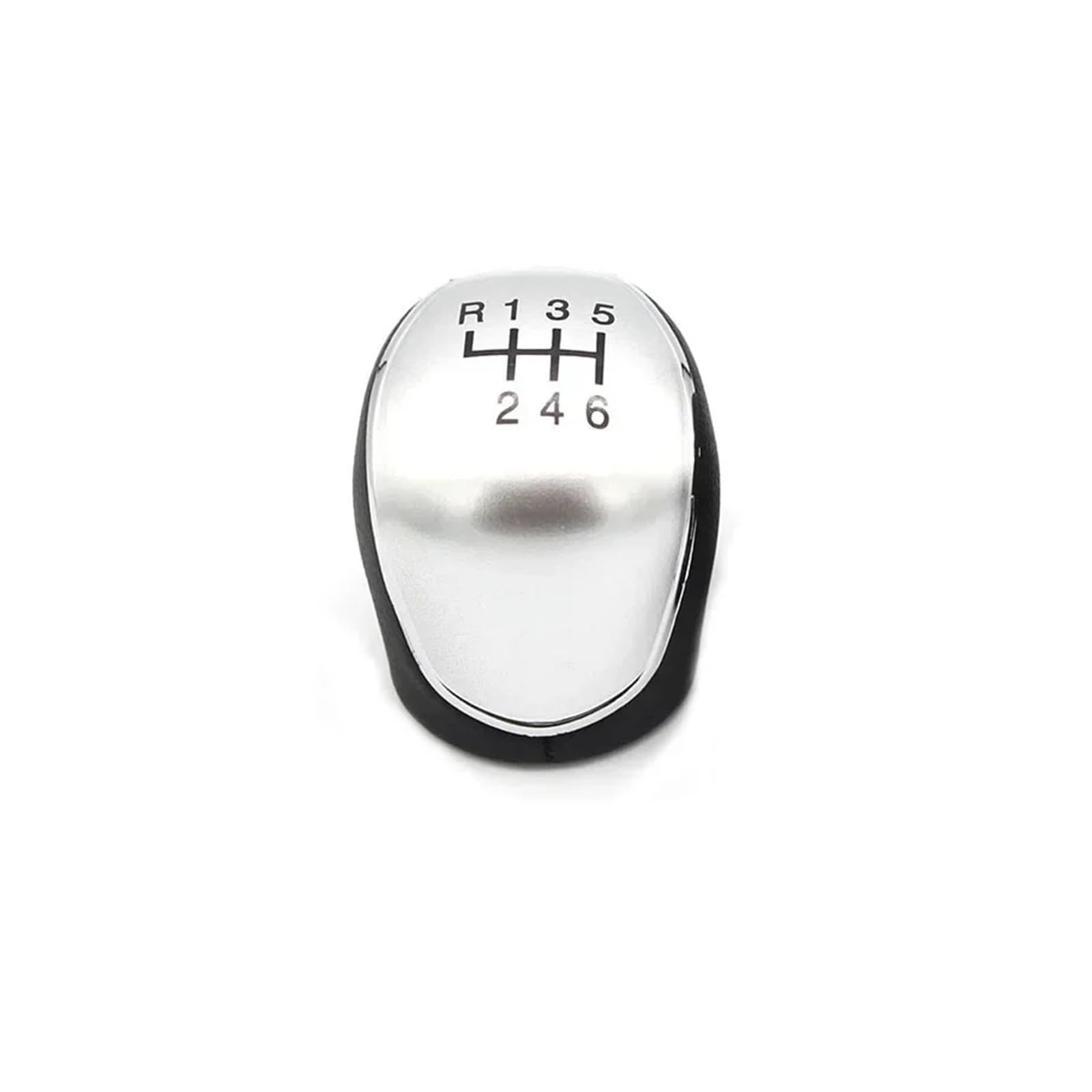 Gear Stick Schaltknauf Für Ford Für Mondeo 4 Mk4 IV 2007-2014 Auto Hand Speed ​​Ball Schaltknauf Gamasche Boot Abdeckung Kragen Auto Schalthebel(6 Silver Knob) von IUKMRT