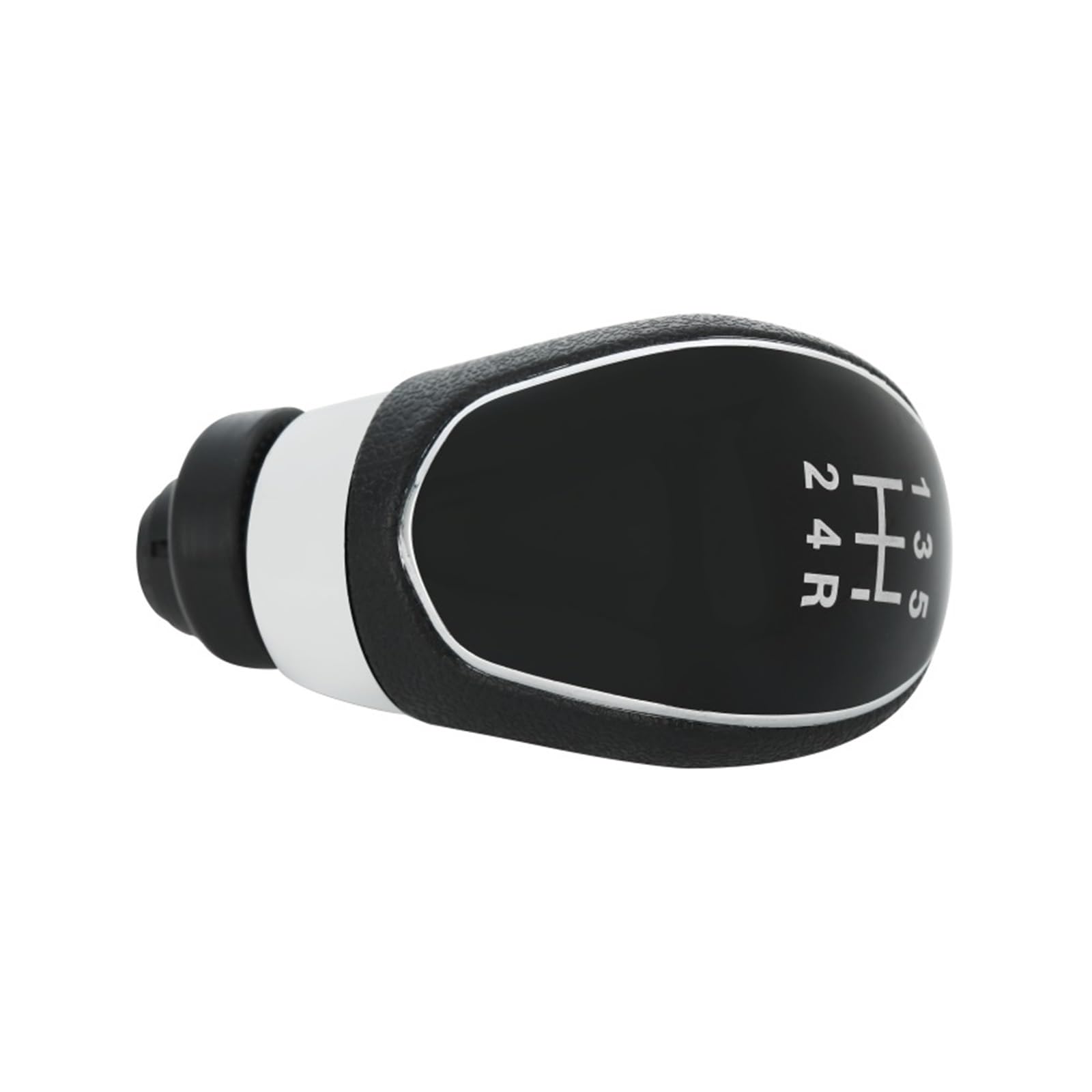 Gear Stick Schaltknauf Für Ford MK7 2008-2015 Für Focus MK2 FL 2008-2011 Für C-Max 5/6 Geschwindigkeit Auto Schaltknauf Stick Kopf Hebel Griff Auto Schalthebel(Black 5 thread) von IUKMRT