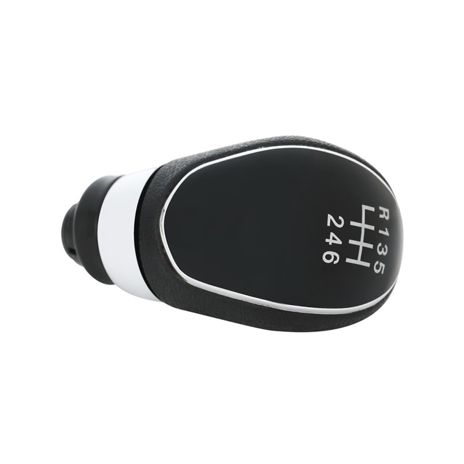 Gear Stick Schaltknauf Für Ford MK7 2008-2015 Für Focus MK2 FL 2008-2011 Für C-Max Auto Schaltknauf Stick Kopf Hebel Griff Auto Schalthebel(Black 6 thread) von IUKMRT