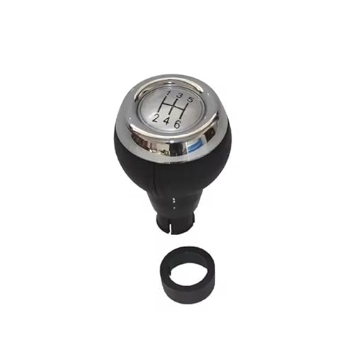 Gear Stick Schaltknauf Für MINI Für COOPER R55 R56 R58 R59 F56 F54 F57 Für COUNTRYMAN R60 R61 5/6-Gang-Schaltgetriebe Auto-Schaltknauf Auto Schalthebel(5 Silver) von IUKMRT