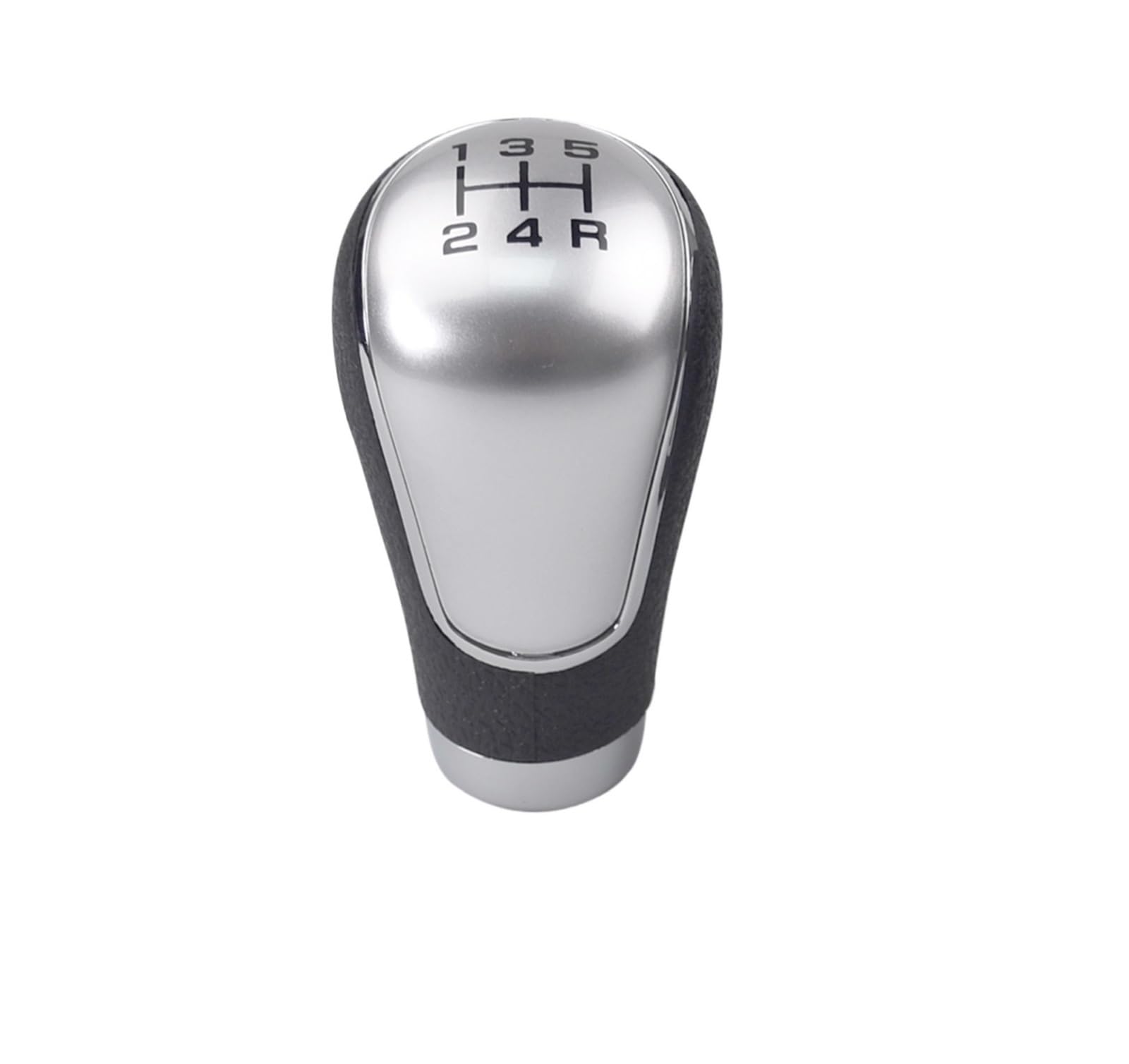 Gear Stick Schaltknauf Für Mitsubishi Für OUTLANDER EX Für GRANDIS Lancer Schaltknauf Hebel Shifter Kopf Auto Styling Zubehör Auto Schalthebel(5 Speed Silver) von IUKMRT