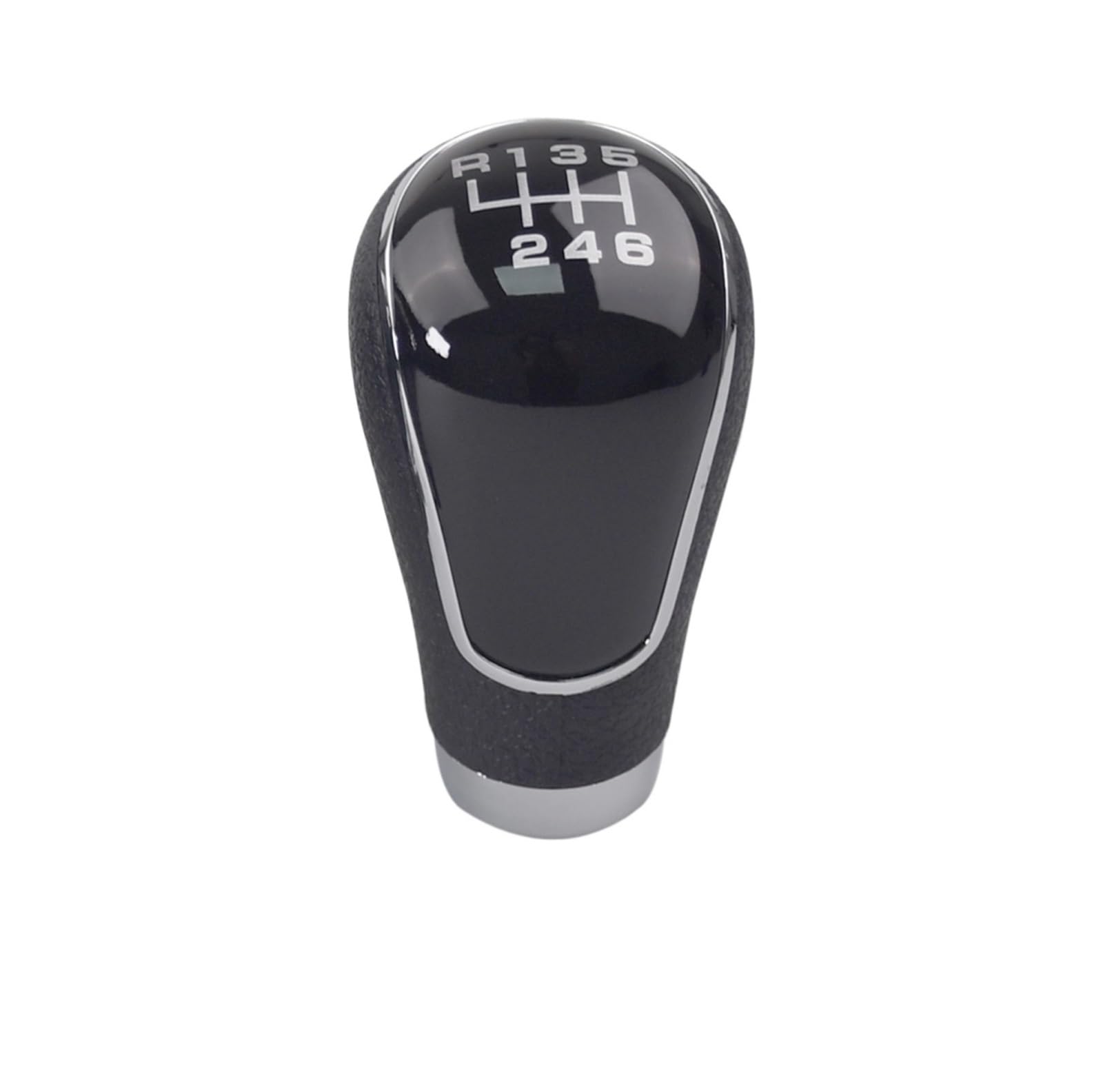 Gear Stick Schaltknauf Für Mitsubishi Für OUTLANDER EX Für GRANDIS Lancer Schaltknauf Hebel Shifter Kopf Auto Styling Zubehör Auto Schalthebel(6 Speed Black) von IUKMRT