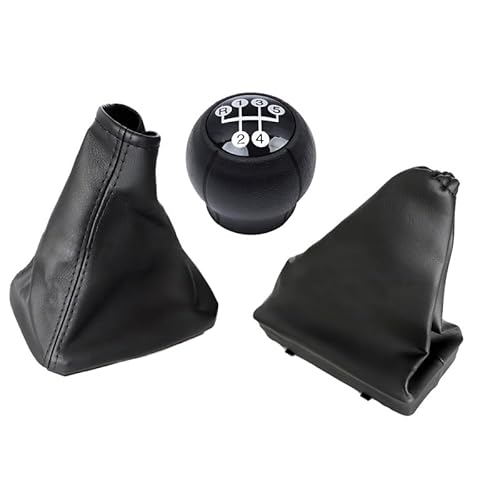 Gear Stick Schaltknauf Für OPEL Für CORSA C 01-06 Für TIGRA B 04-12 Für COMBO C 01-11 Auto MT 5-Gang-Schaltknauf Mit Gamaschen-Boot-Abdeckung Auto Schalthebel(3 piece-A) von IUKMRT