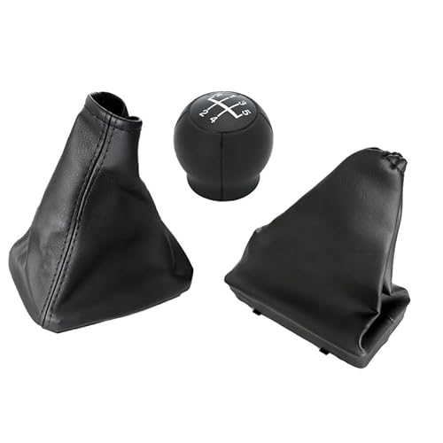 Gear Stick Schaltknauf Für OPEL Für CORSA C 01-06 Für TIGRA B 04-12 Für COMBO C 01-11 Auto MT 5-Gang-Schaltknauf Mit Gamaschen-Boot-Abdeckung Auto Schalthebel(3 piece-B) von IUKMRT