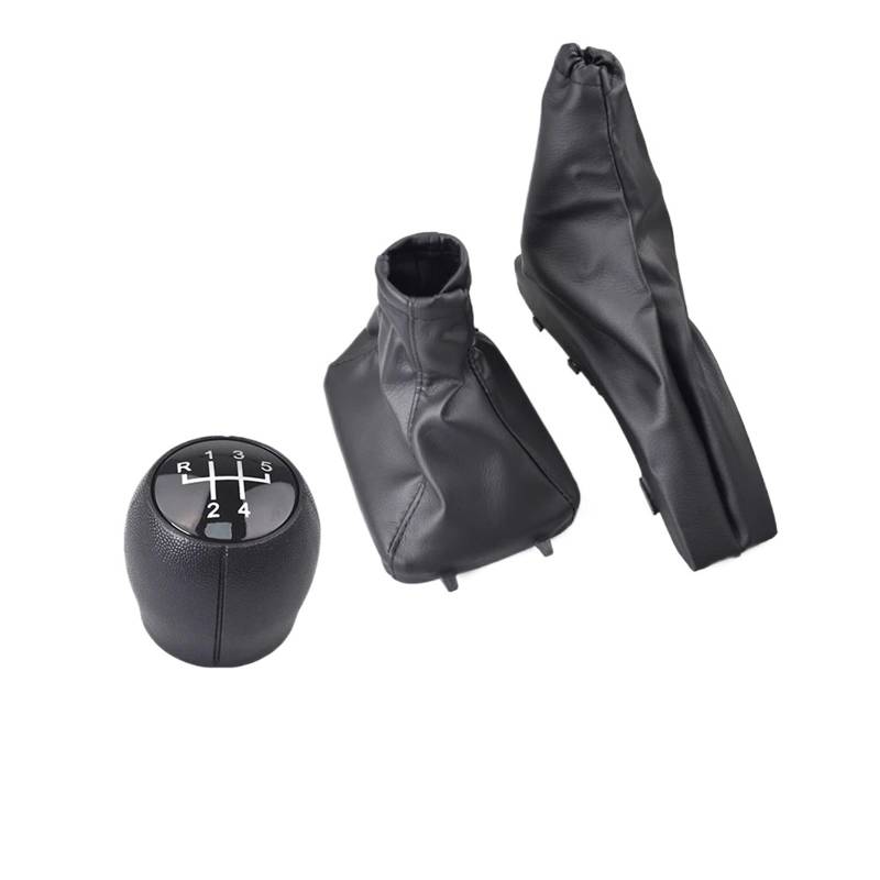 Gear Stick Schaltknauf Für Opel Für Astra II G Für Zafira A 1998-2010 Handbremsmanschette Auto Shift Schaltknauf Hebel Boot Abdeckung Auto Schalthebel(3 piece -B) von IUKMRT