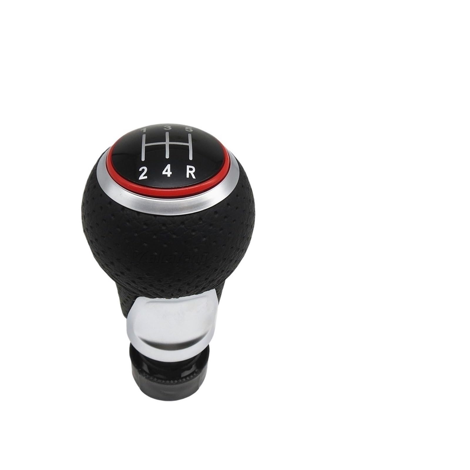 Gear Stick Schaltknauf Für Passat Für Golf MK4 PU Leder Shifter Auto Schaltknauf 12mm 5/6 Geschwindigkeit Griff Auto Schalthebel(C 12345R) von IUKMRT