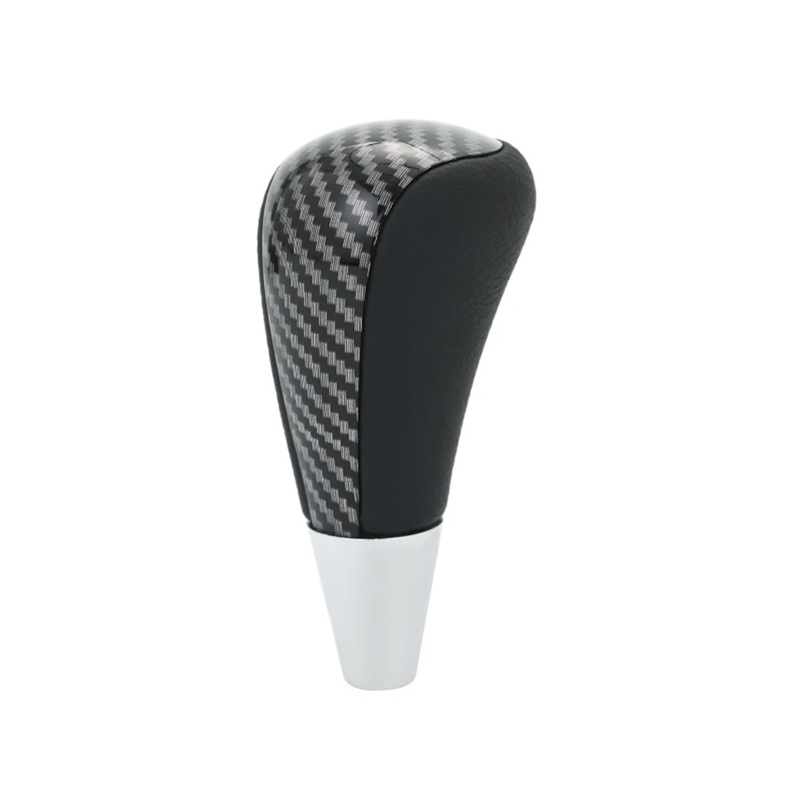 Gear Stick Schaltknauf Für Toyota Für Corolla Für Camry Für Yaris Für Rav4 Automatischer Schaltknauf Lederschalthebel Auto Schalthebel(Carbon No Hole) von IUKMRT