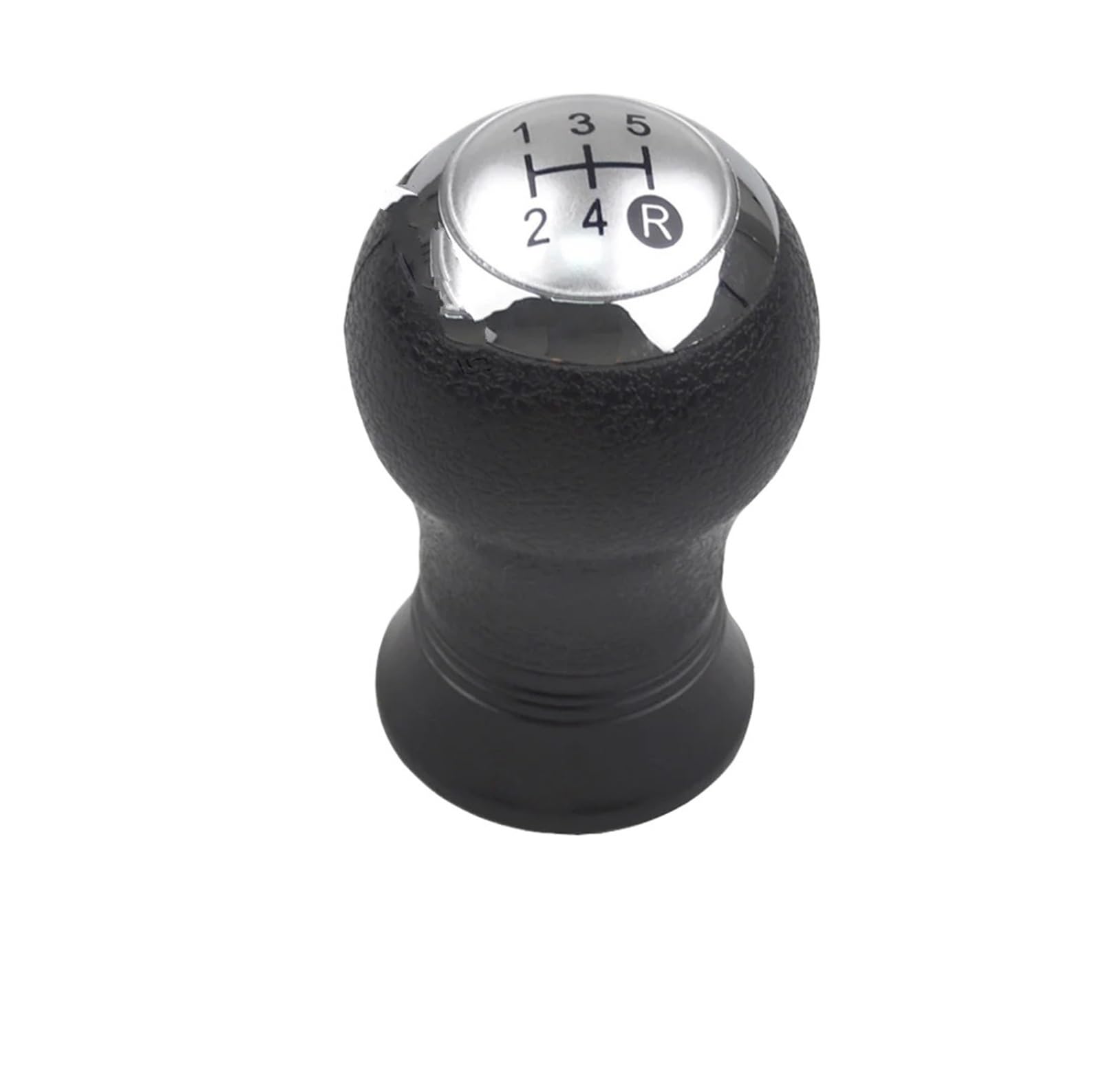 Gear Stick Schaltknauf Für Toyota Für Yaris 2005-2010 Auris 5 Geschwindigkeit Schaltknauf Hebel Shifter Hand Stick Auto Zubehör Auto Schalthebel(Silber) von IUKMRT