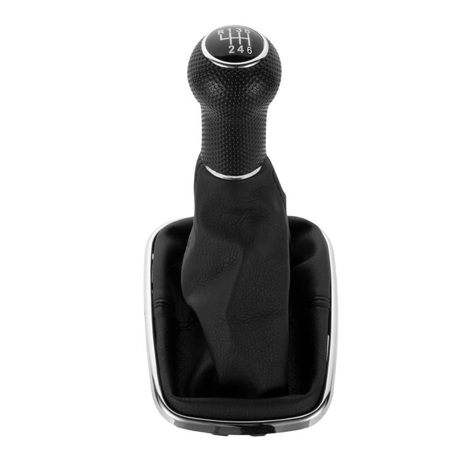 Gear Stick Schaltknauf Für VW 1999-2004 Für Golf 4 IV MK4 Für GTI R32 Für Bora Für Jetta MT 12mm Auto Schaltknauf Hebel Shifter Gaitor Boot Auto Schalthebel(6 Speed D) von IUKMRT