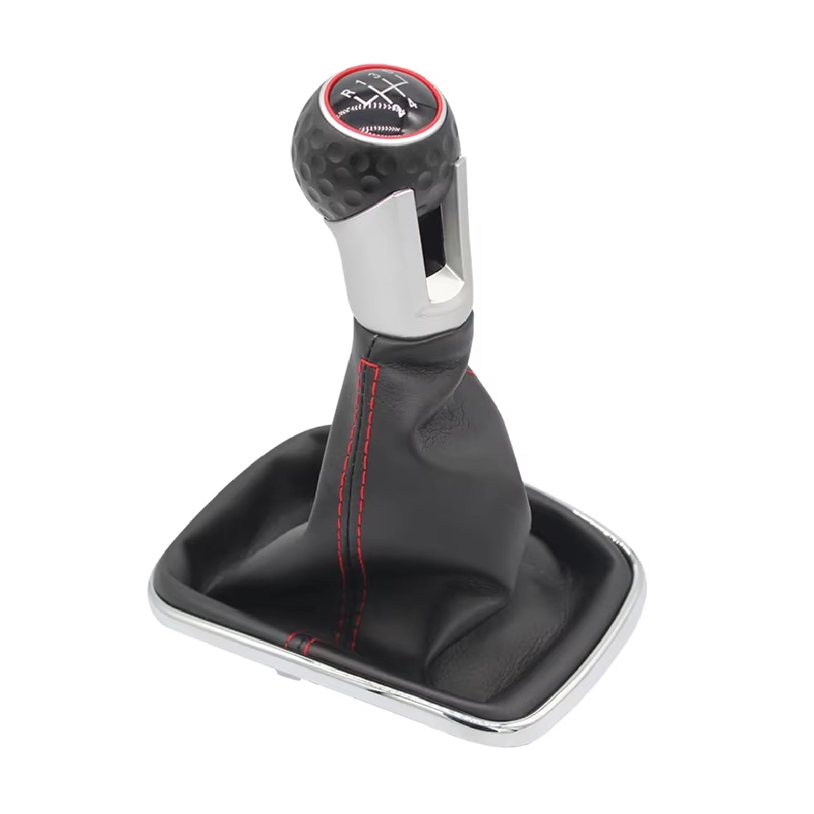 Gear Stick Schaltknauf Für VW Mk4 Für Golf Für GTI R32 Für Jetta Für Bora 1999 2000-2005 5-Gang-Schaltknauf Gamasche Kofferraumabdeckung Manueller Hebel Auto Schalthebel von IUKMRT