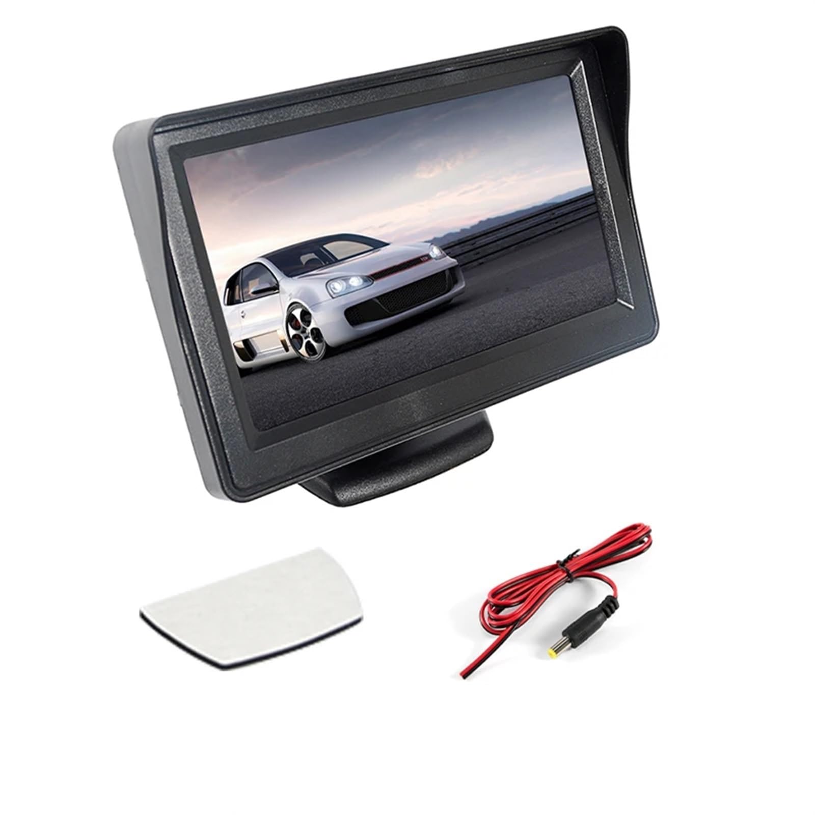 HD Rückfahrkamera Automonitor 4,3-Zoll-Bildschirm Für Rückfahrkamera TFT-LCD-Display HD Digital Color 4,3 Zoll Für PAL Für NTSC Auto Rückfahrkamera(XSP-202) von IUKMRT