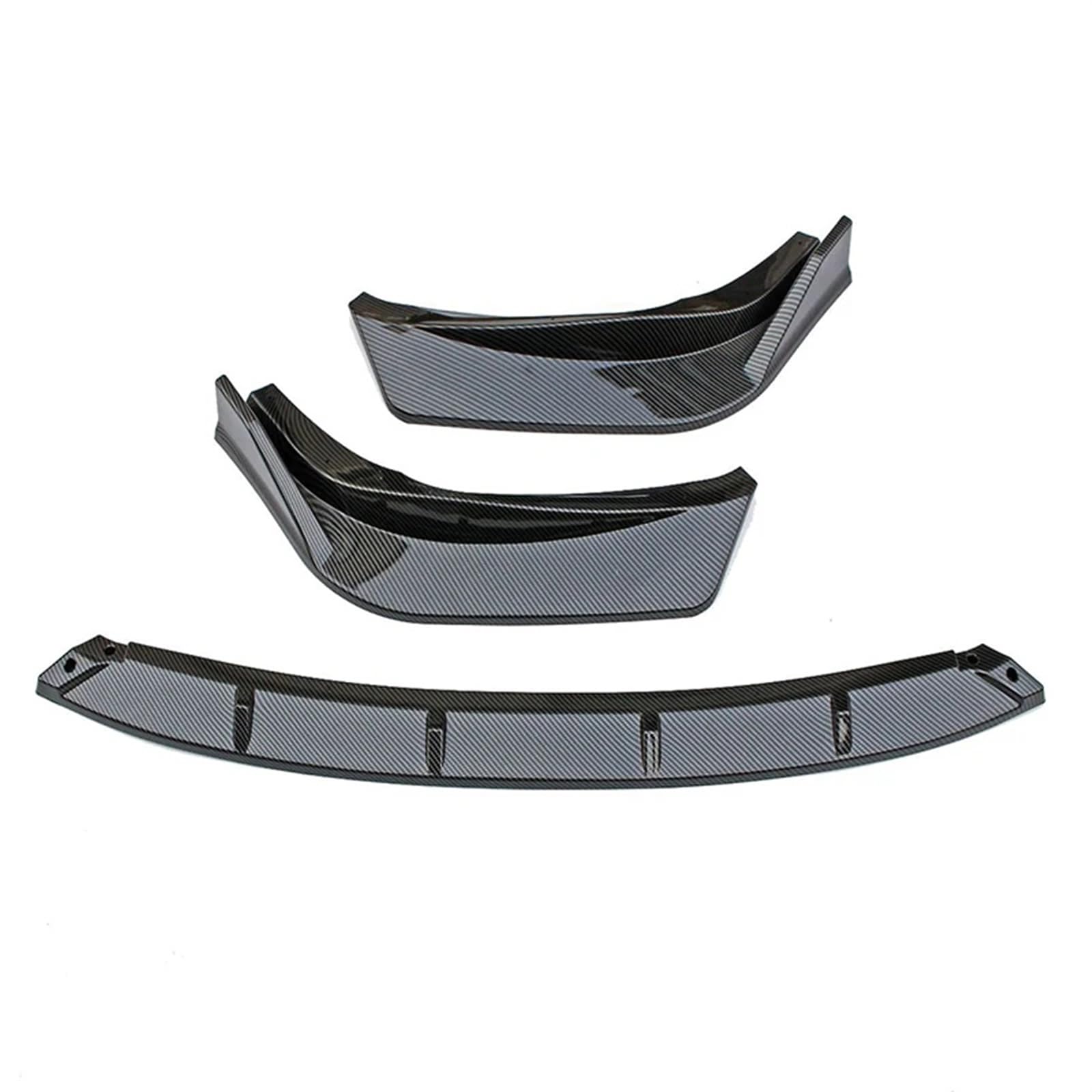 IUKMRT Front Spoiler Lippe Für Lexus IS250 IS350 IS300 Sport 2014-2016 Auto Vorderen Stoßfänger Lip Spoiler Seite Splitter Körper Kits Guards Deflektor Auto Frontspoiler(Carbon Look) von IUKMRT