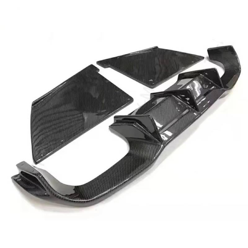 IUKMRT Heckspoiler Für 2 Serie F87 M2 2016 2017 2018 2019 M2 Carbon Fiber Car Racing Heckschürze Diffusor Lip Spoiler Stoßstange Schürzen Splitter Automotive Heckflügel(1 Satz) von IUKMRT