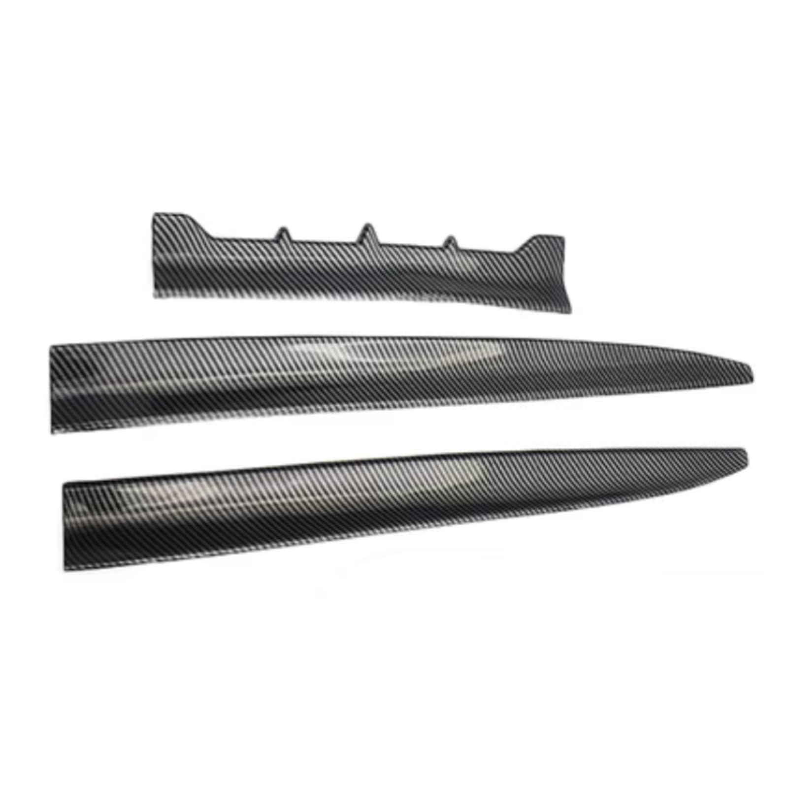 IUKMRT Heckspoiler Für Clio 4 Universal Auto Spoiler Dach Hinten Schwanz Flügel Stamm DIY Refit Dekoration Auto Racing Automotive Heckflügel(Style 2 Carbon Look) von IUKMRT