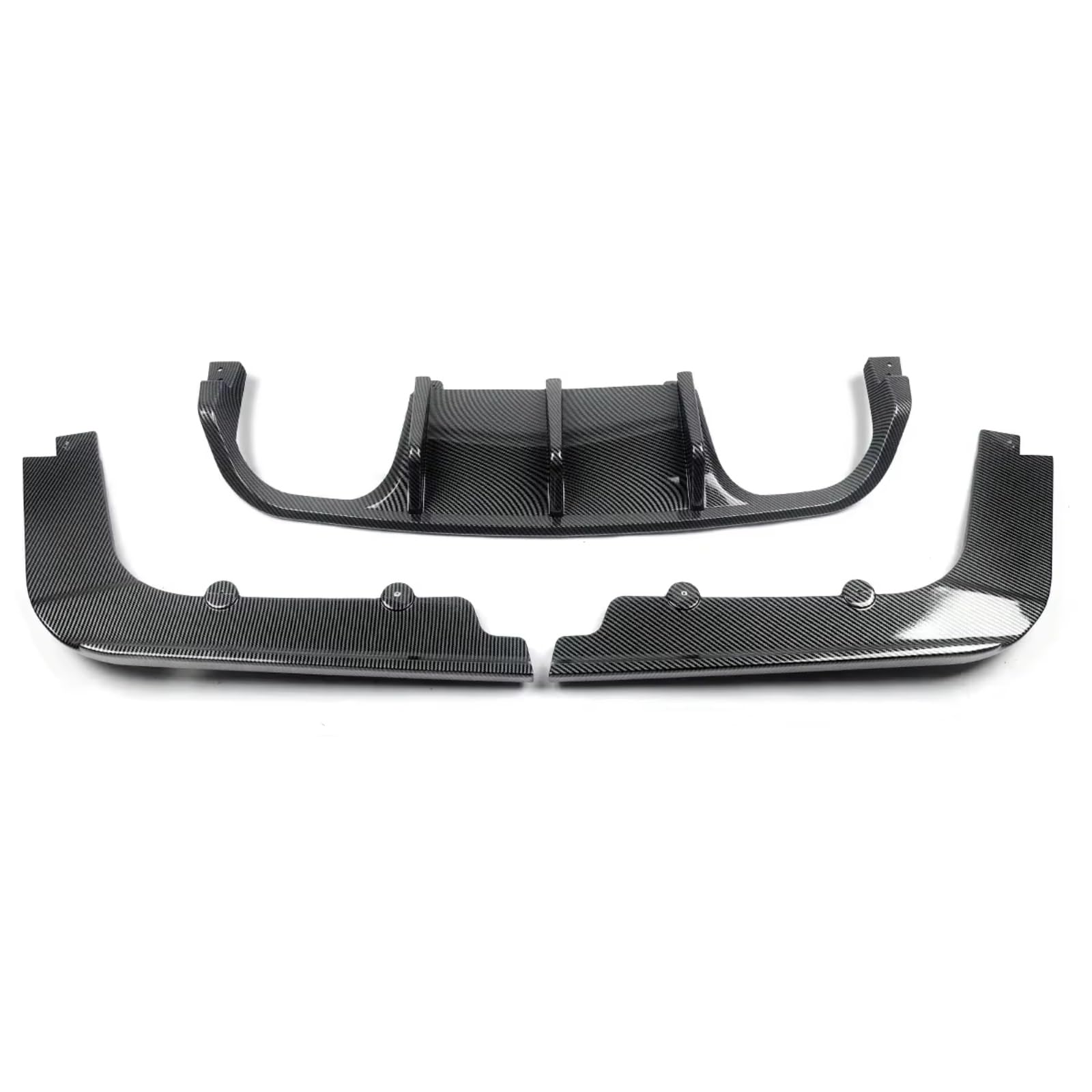 IUKMRT Heckspoiler Für E92 Coupe E93 Für Cabrio M3 2008-2013 Auto Styling Carbon Fiber Hinten Lip Spoiler Diffusor Automotive Heckflügel(Carbon Look) von IUKMRT