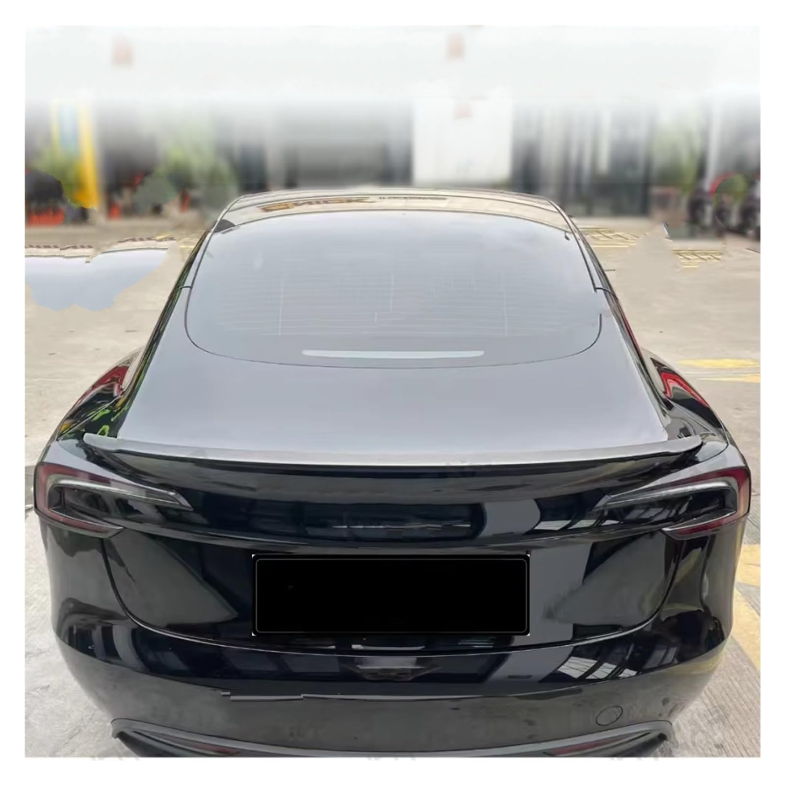 IUKMRT Heckspoiler Für Tesla Für Modell 3 Für Highland Hinten Carbon Stamm Flügel 2023 + Auto Zubehör 2024 Carbon Fiber Spoiler Automotive Heckflügel(Gloss) von IUKMRT