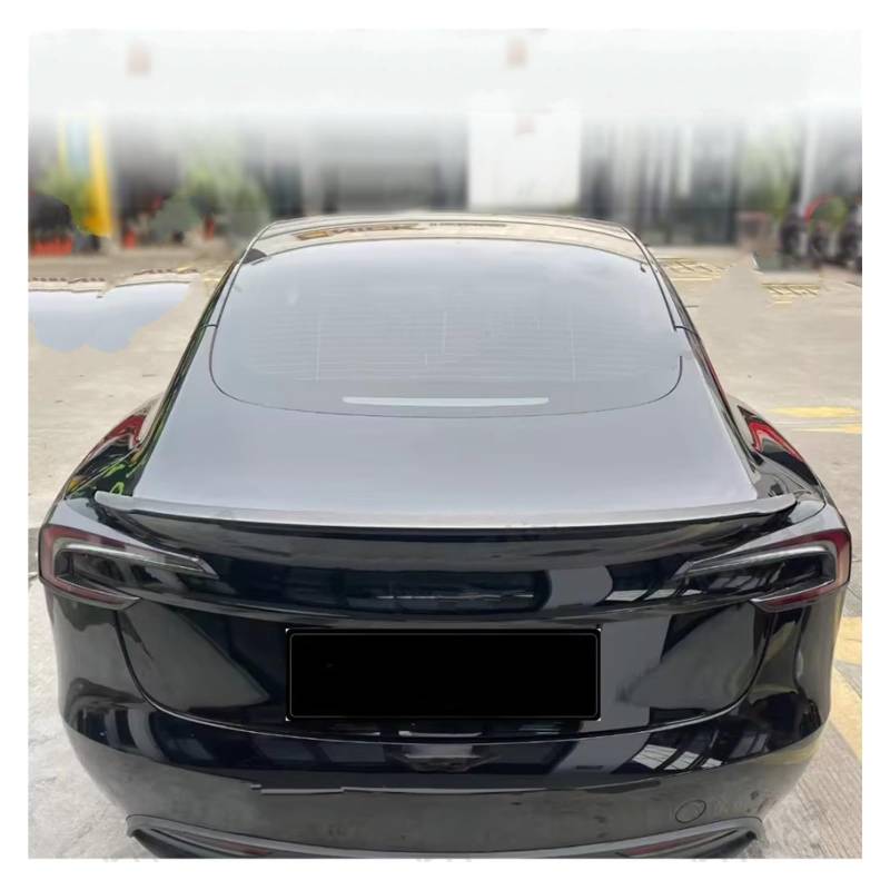 IUKMRT Heckspoiler Für Tesla Für Modell 3 Für Highland Hinten Carbon Stamm Flügel 2023 + Auto Zubehör 2024 Carbon Fiber Spoiler Automotive Heckflügel(Matte) von IUKMRT