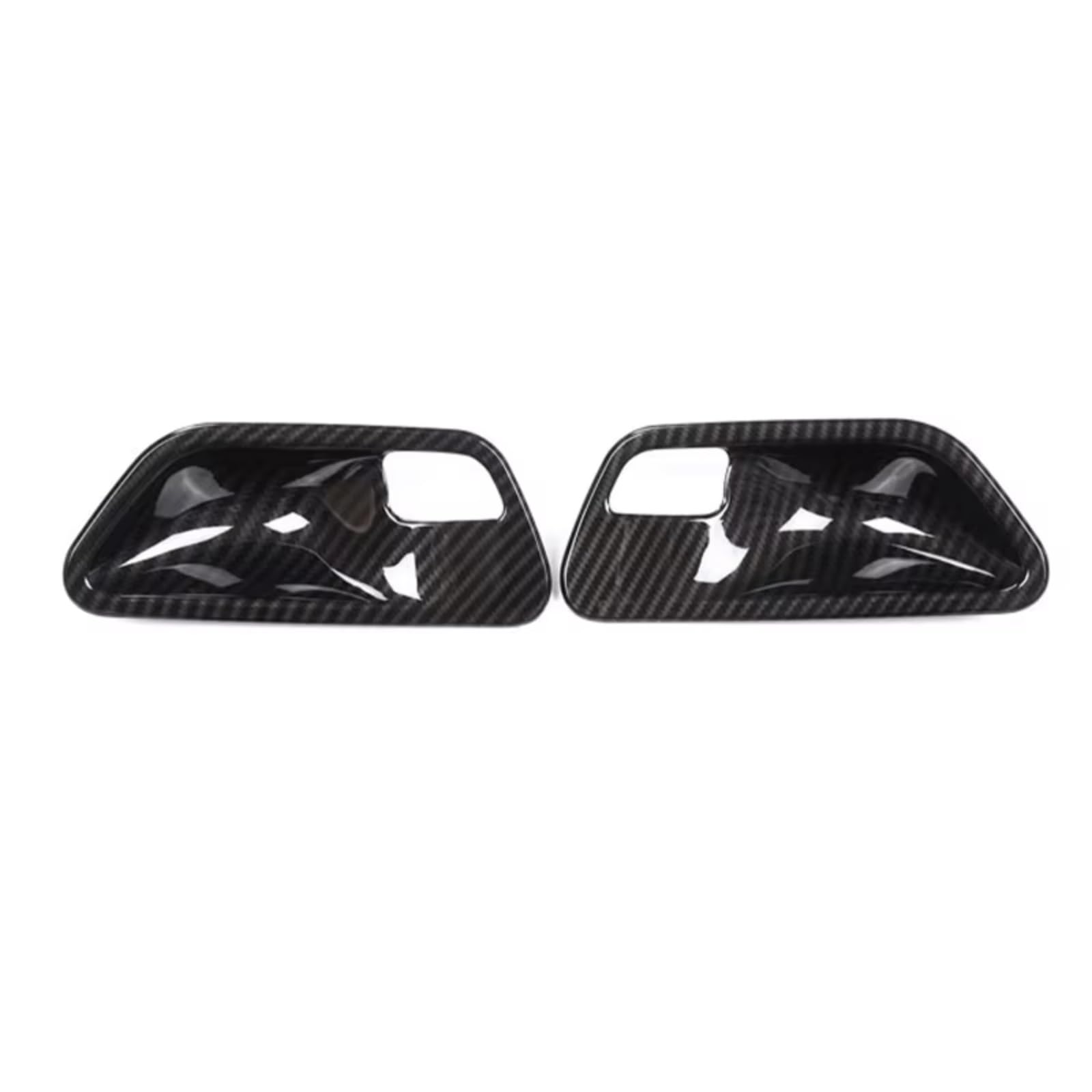 Innenzubehör Für 3 4 Serie F30 F32 F35 2013-2018 Auto Zubehör ABS Plasti Innen Tür Griff Schüssel Abdeckung trim Auto Zierleiste(2pcs Carbon fiber) von IUKMRT