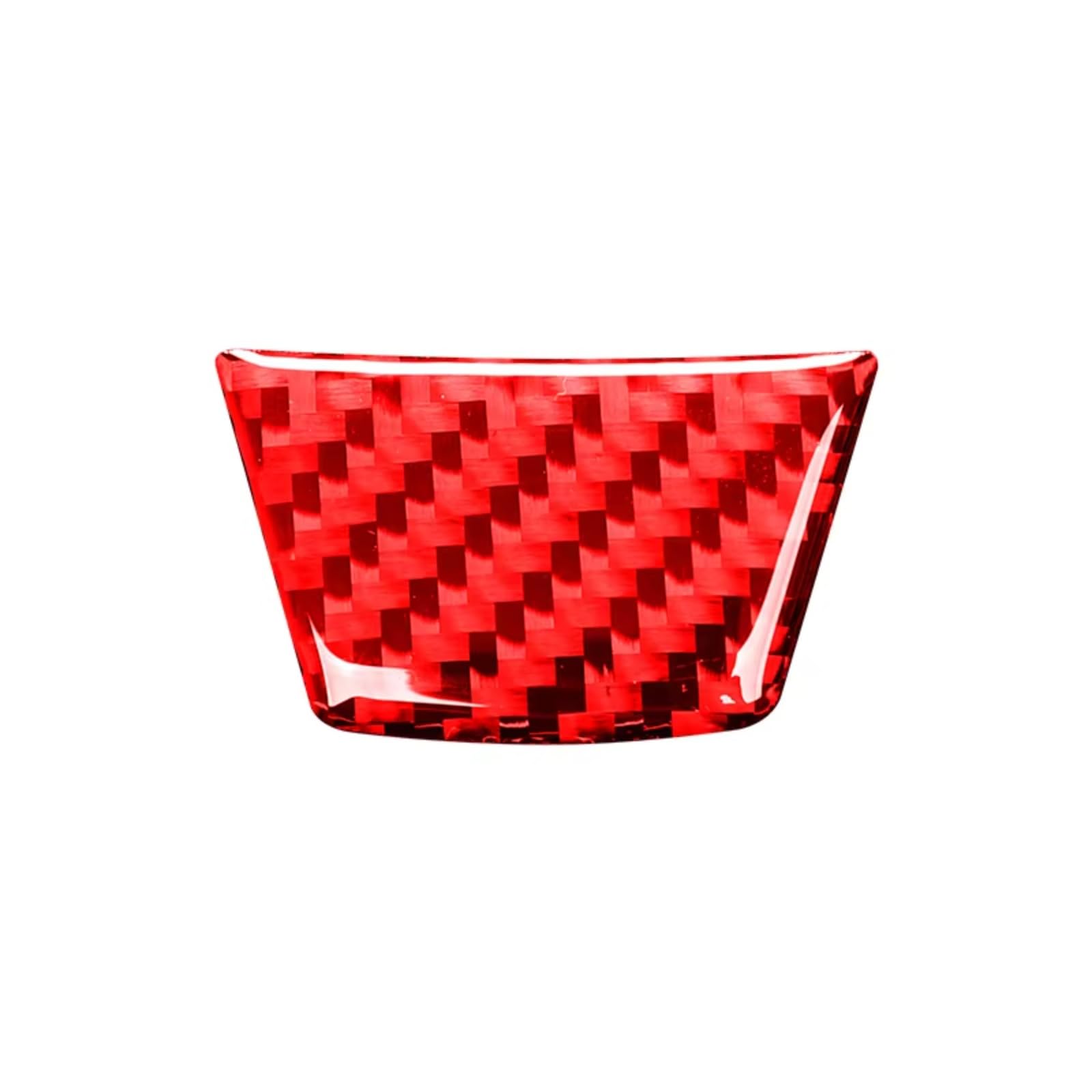 Innenzubehör Für 3 Serie E90 2005-2012 Carbon Fiber Innen Auto Lenkrad Panel Kinn Dekoration Aufkleber Trim Abdeckung Auto Zierleiste(Red) von IUKMRT