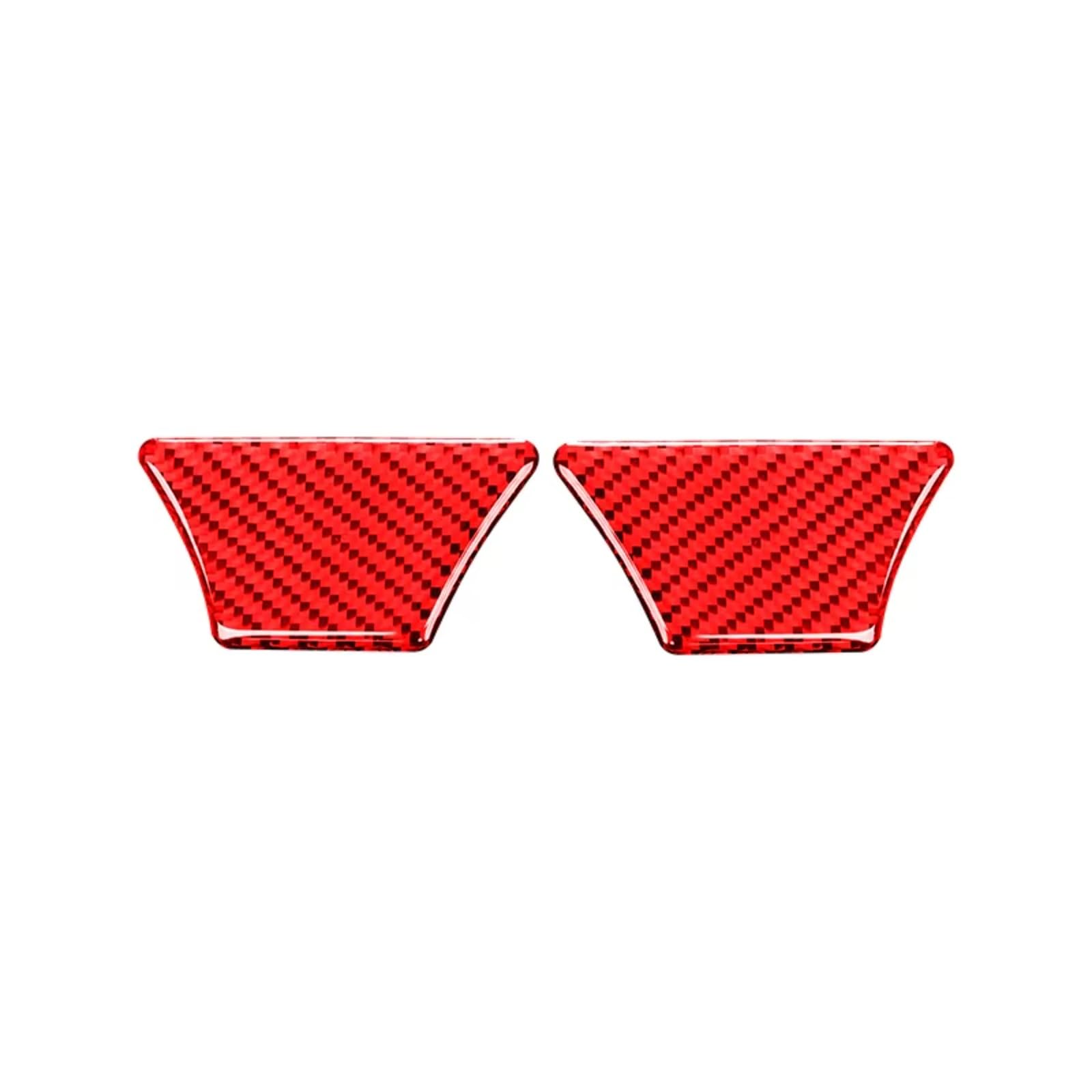 Innenzubehör Für 3 Serie E90 2005-2012 Carbon Fiber Innen Auto Tür und Fenster Mittelsäule Trim Abdeckung Dekor Aufkleber Auto Zierleiste(Red) von IUKMRT