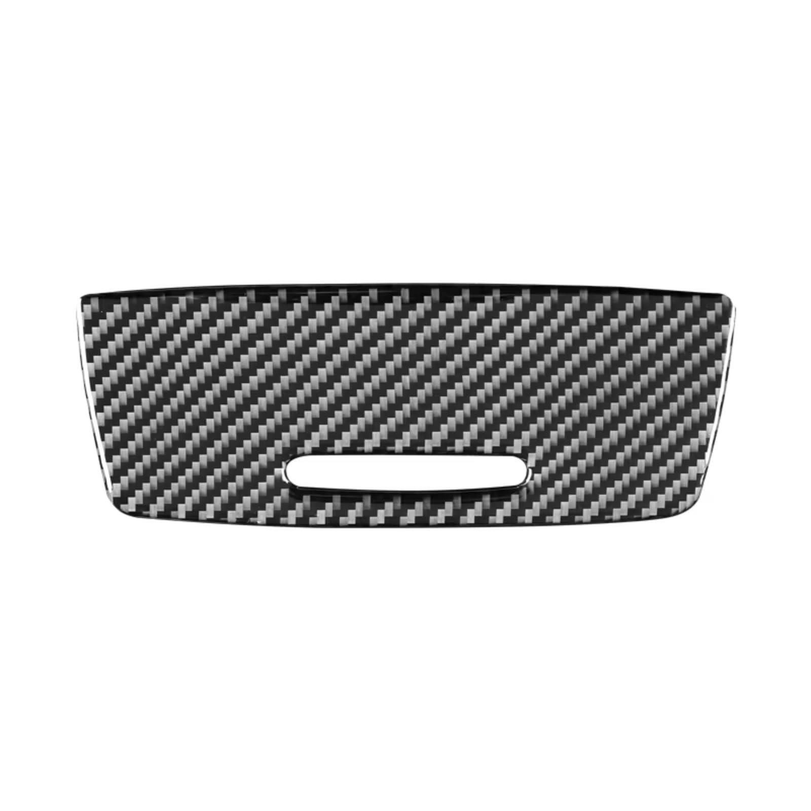 Innenzubehör Für 3 Serie E90 E92 2005-2012 Auto Carbon Fiber Innen Auto Lagerung Box Panel Trim Abdeckung Dekoration aufkleber Auto Zierleiste(Schwarz) von IUKMRT