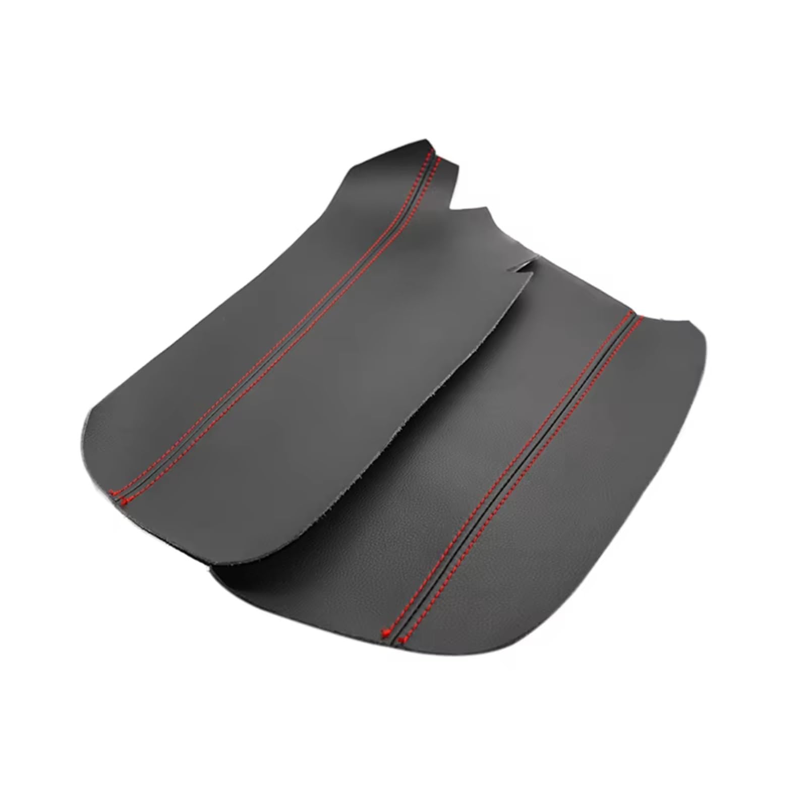 Innenzubehör Für 5 Series F10 2011-2017 Center Control Armlehne Box Abdeckung Aufkleber Trim 2 stücke Armlehne Leder Abdeckung Auto Zierleiste(Black with red) von IUKMRT