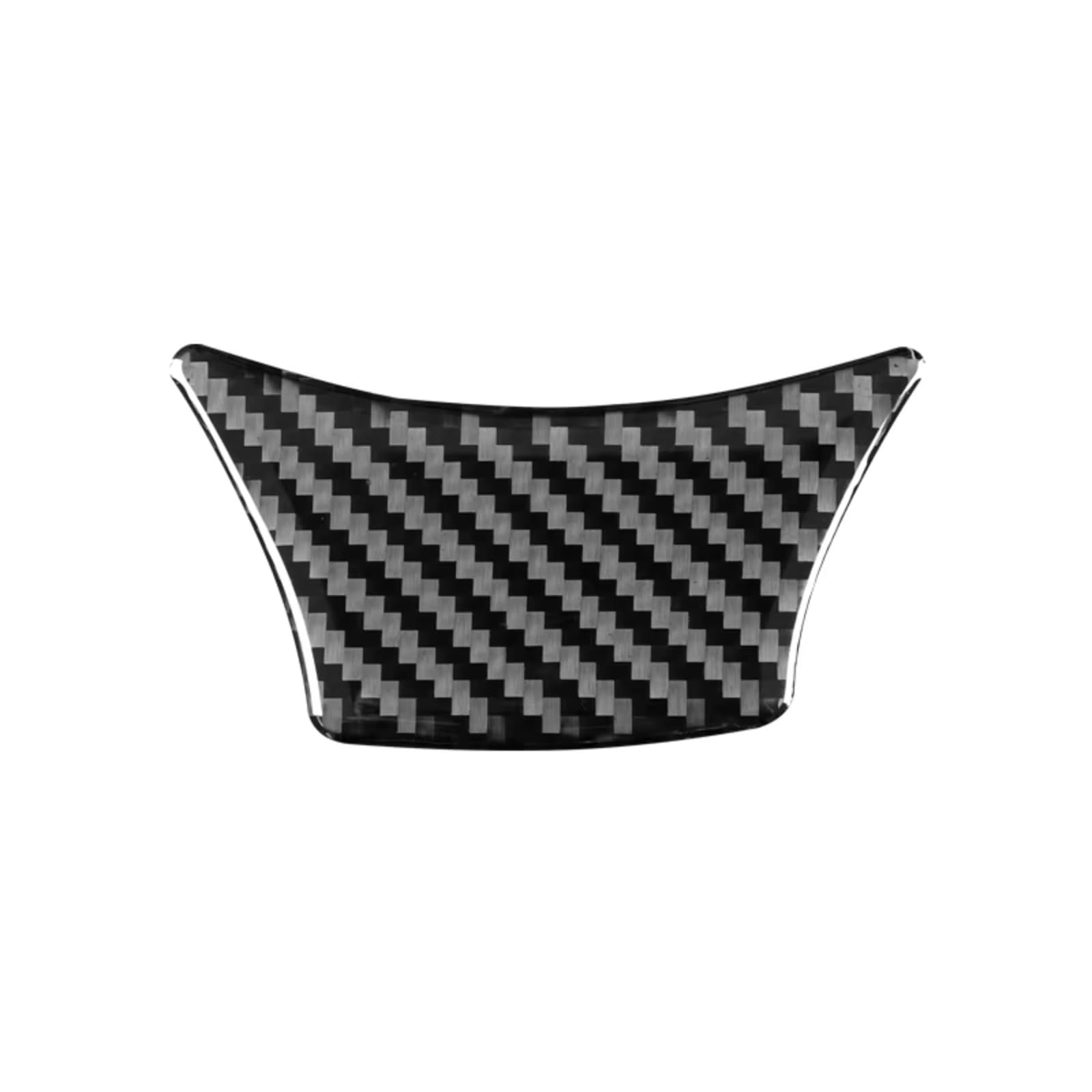 Innenzubehör Für 5 Series F10 F18 2011-2017 Auto Carbon Fiber Innen Auto Lenkrad Panel Kinn Trim Abdeckung Rahmen Aufkleber Auto Zierleiste(Style A(Black)) von IUKMRT